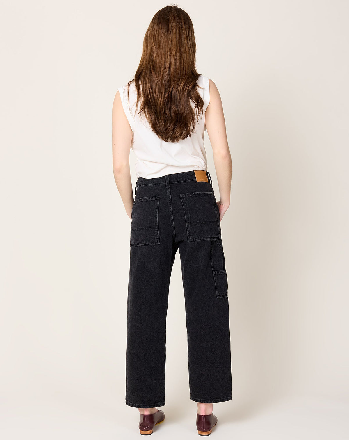 Jean Homme Vintage Noir 6397 - Button-fly - Taille 26 - Neuf Avec étiquettes
