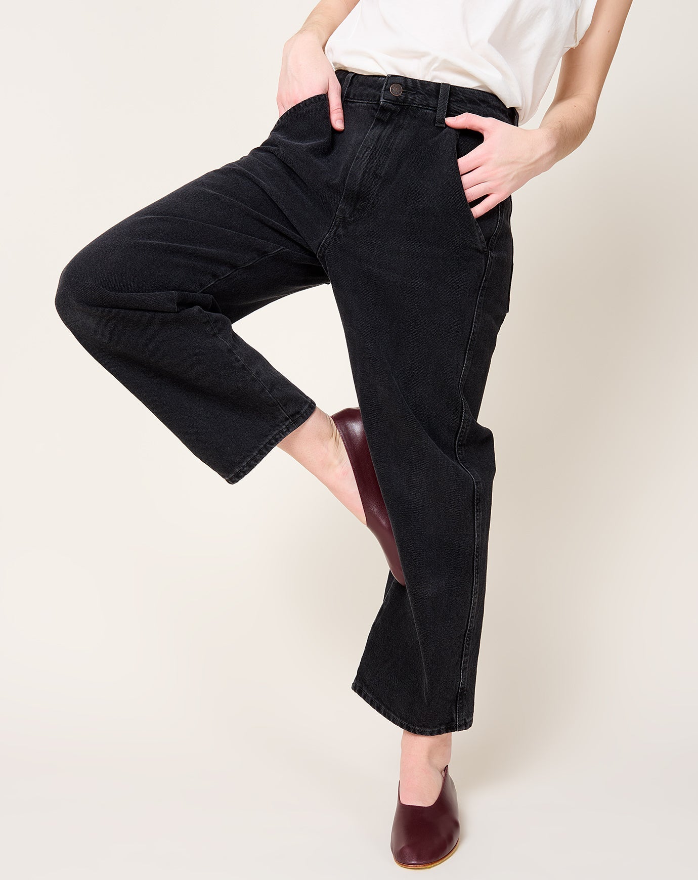 6397 Painter Jean in Faded Black