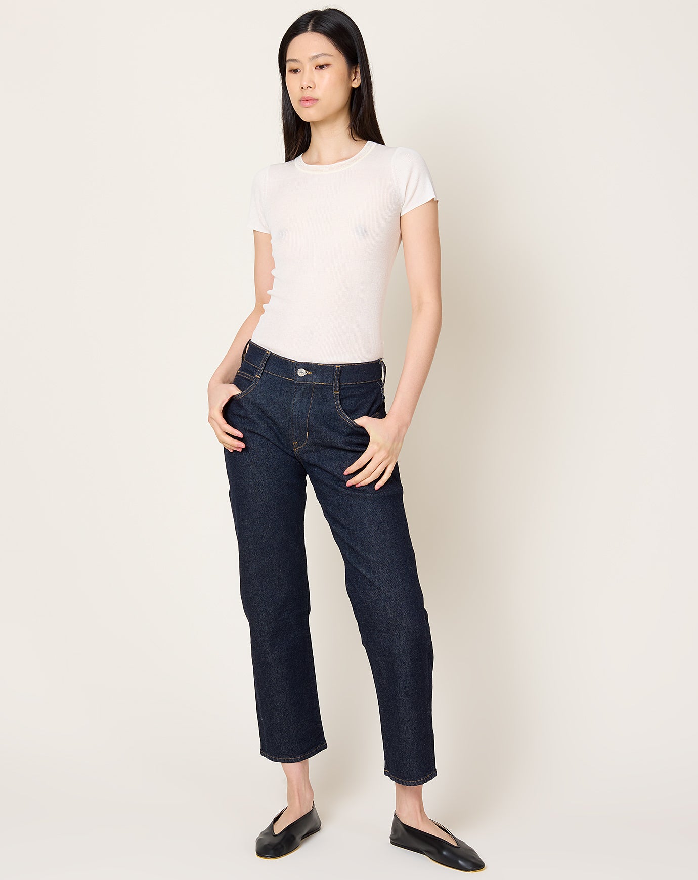 6397 Paris 5 PKT in Dark Rinse