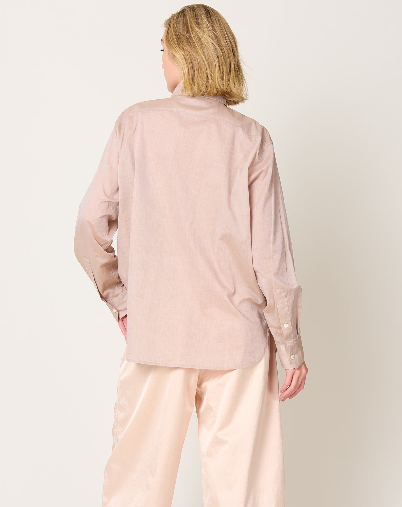 6397 Pleated Frank Shirt in Sand