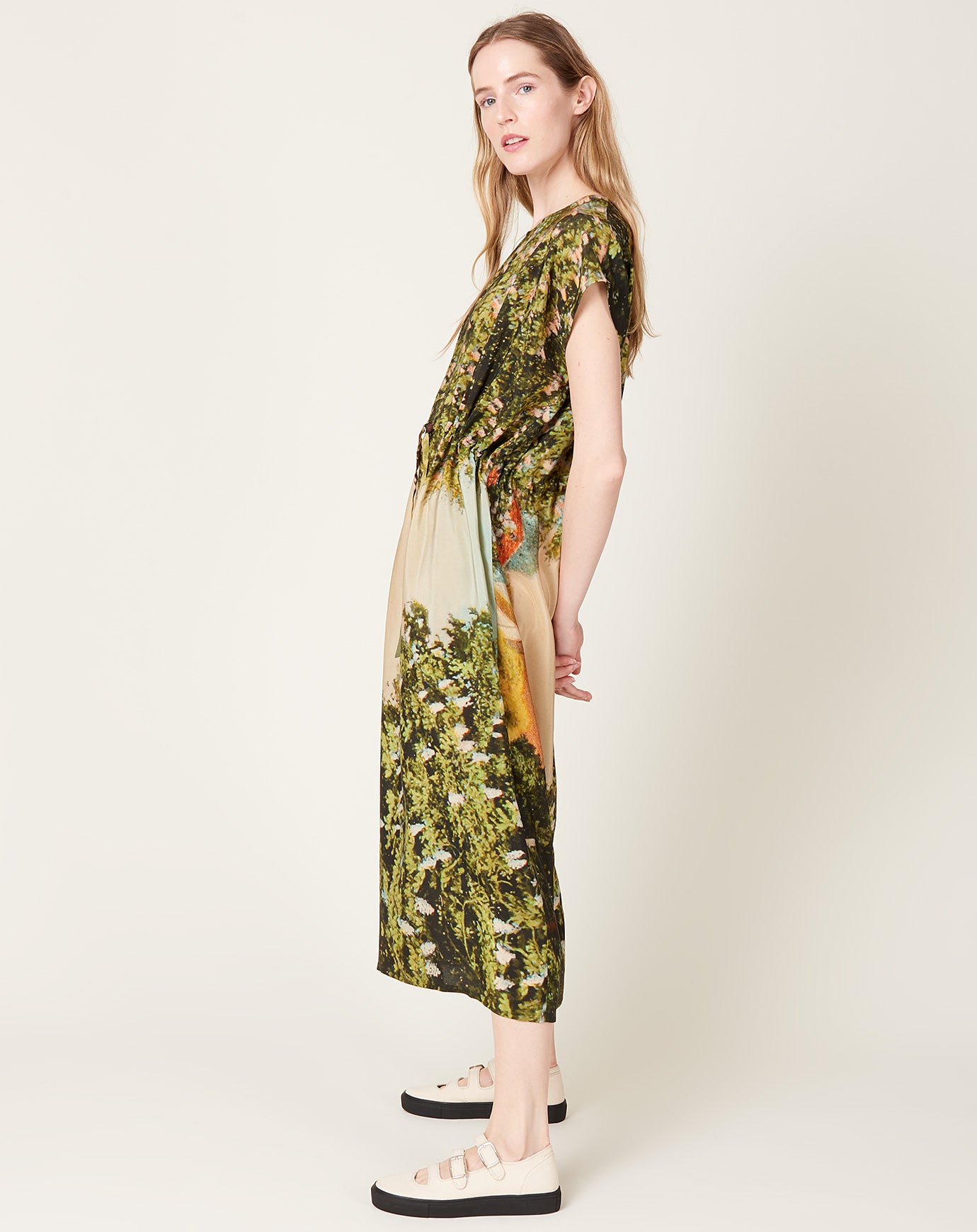 Anntian Simple Dress in PRINT F