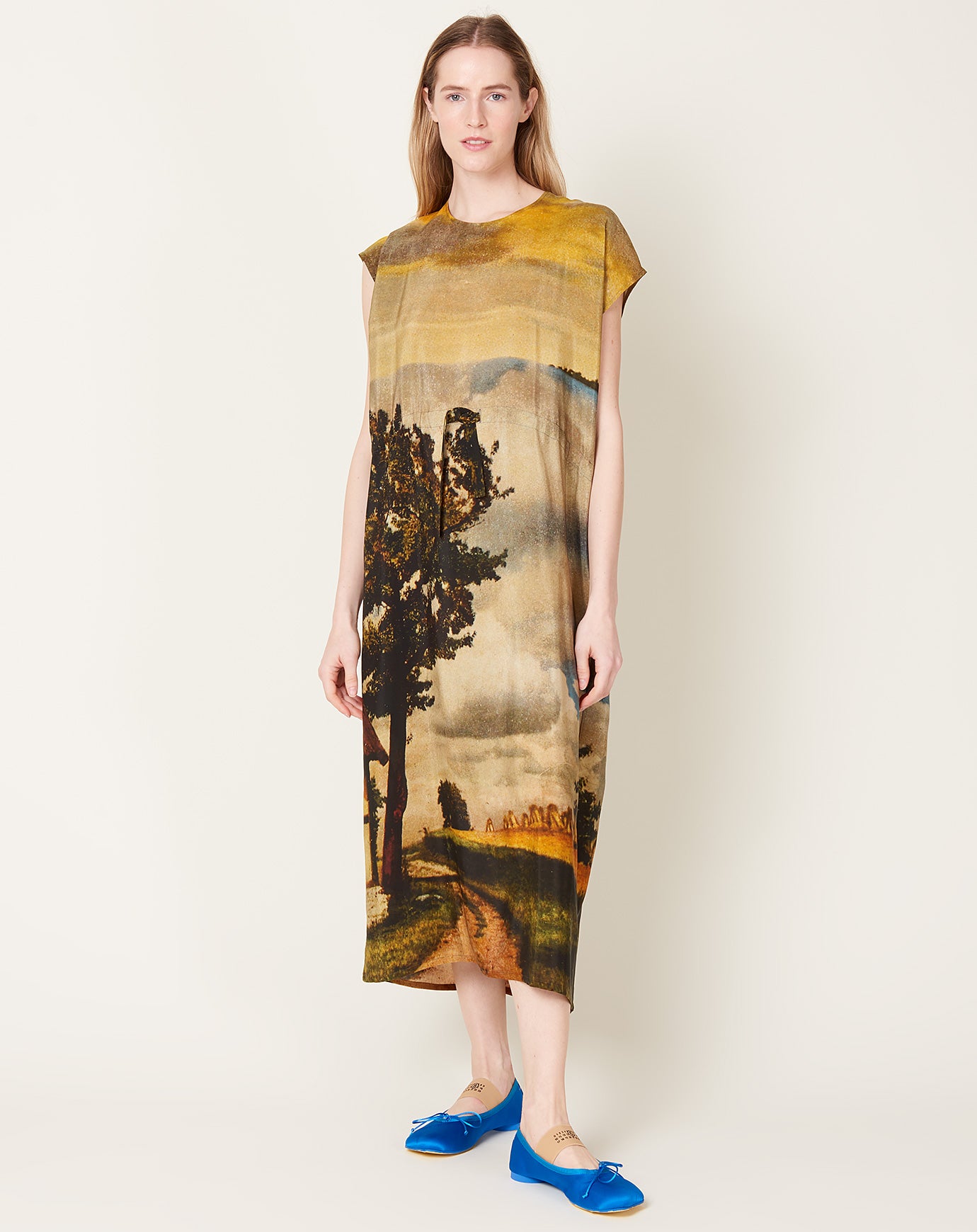 Anntian Simple Dress in PRINT G