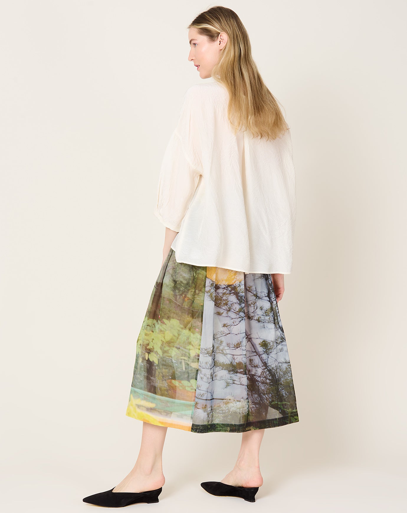 Anntian Skirt in PRINT T Reflections
