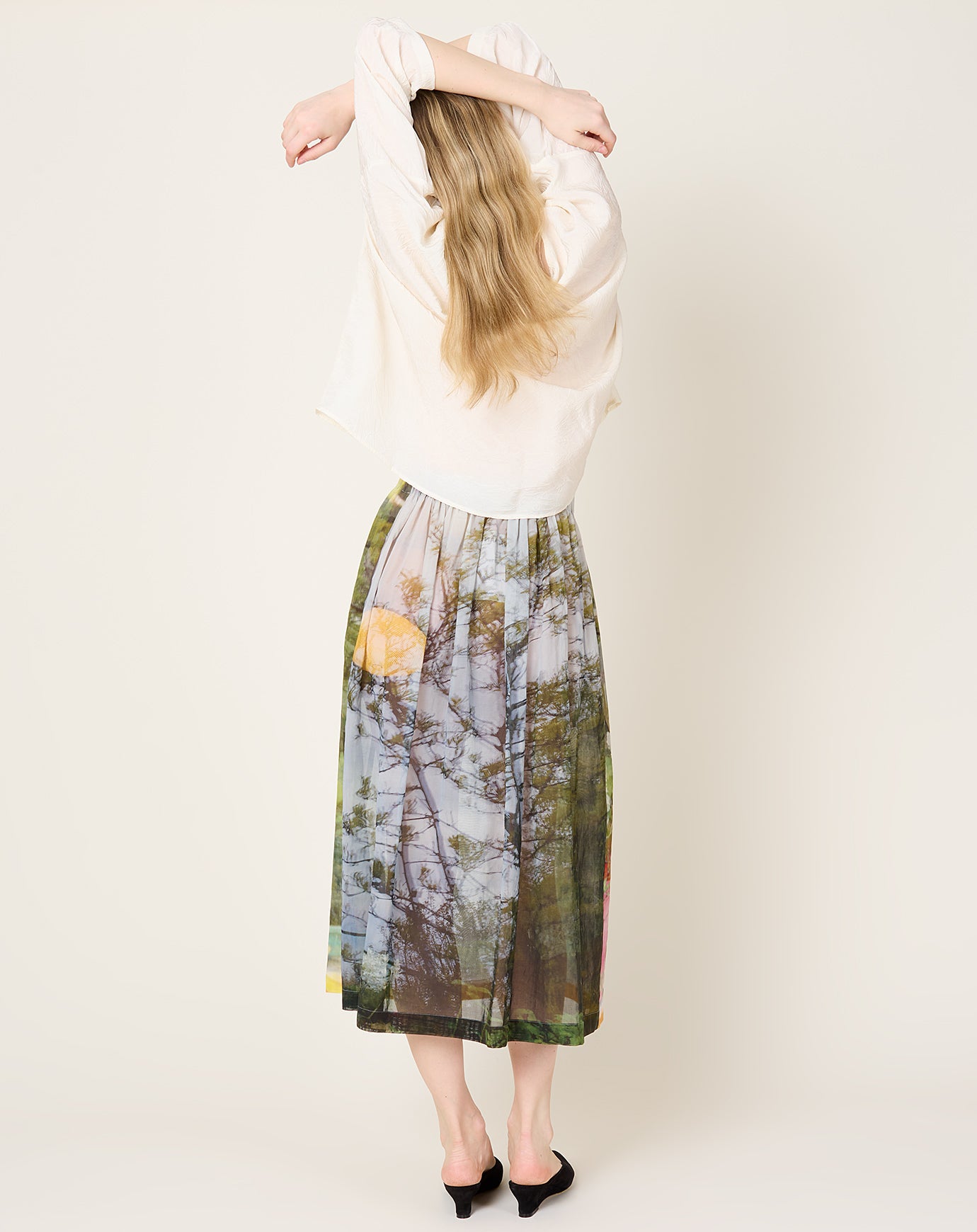 Anntian Skirt in PRINT T Reflections