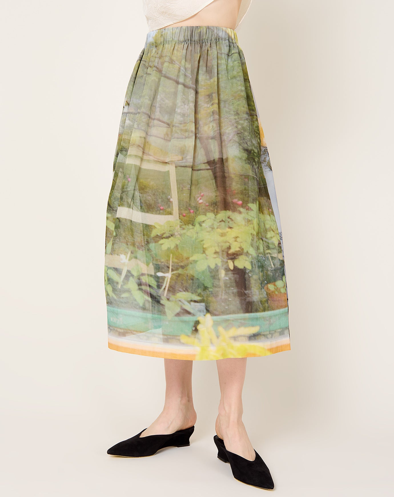 Anntian Skirt in PRINT T Reflections