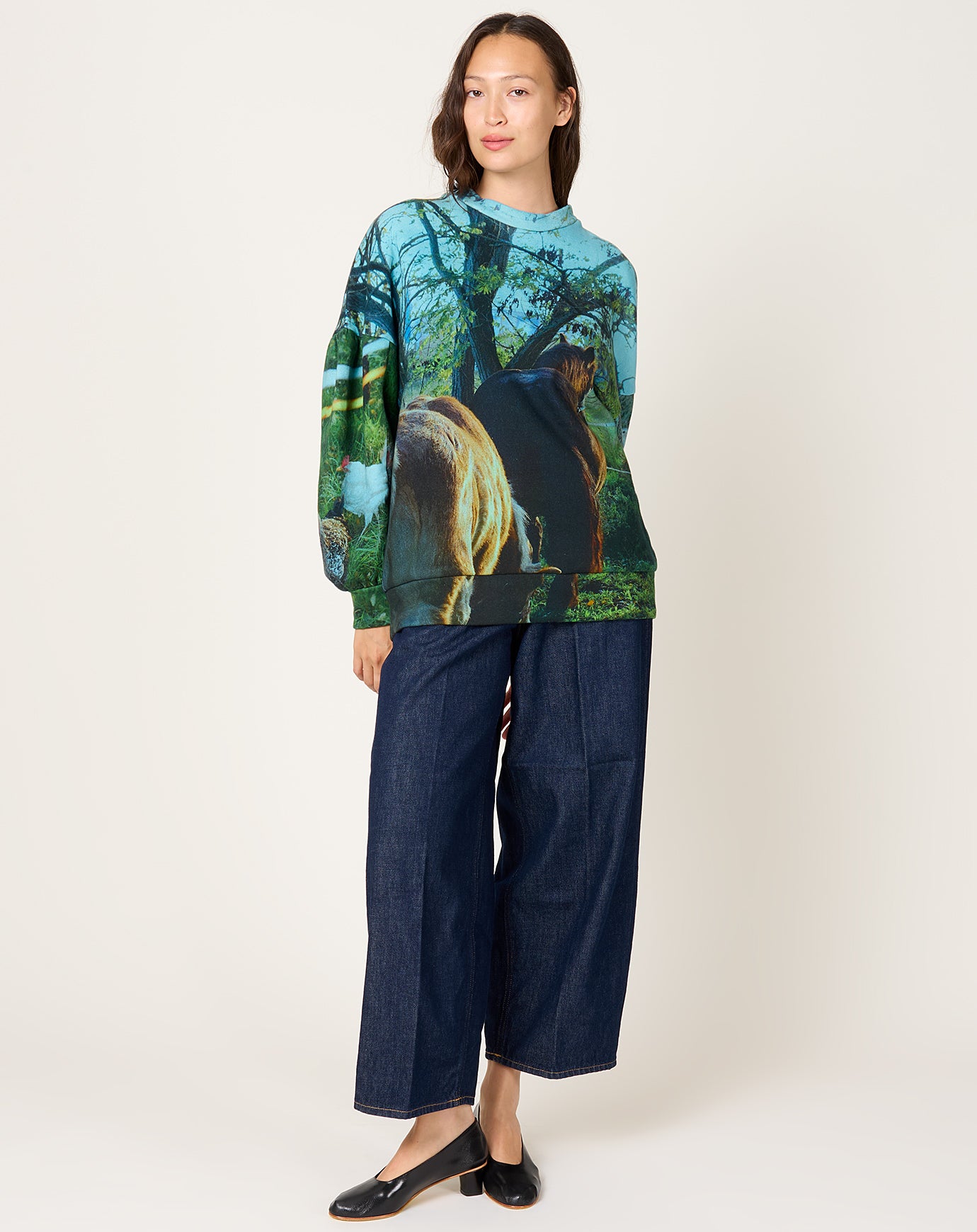 Anntian Sweater in PRINT K