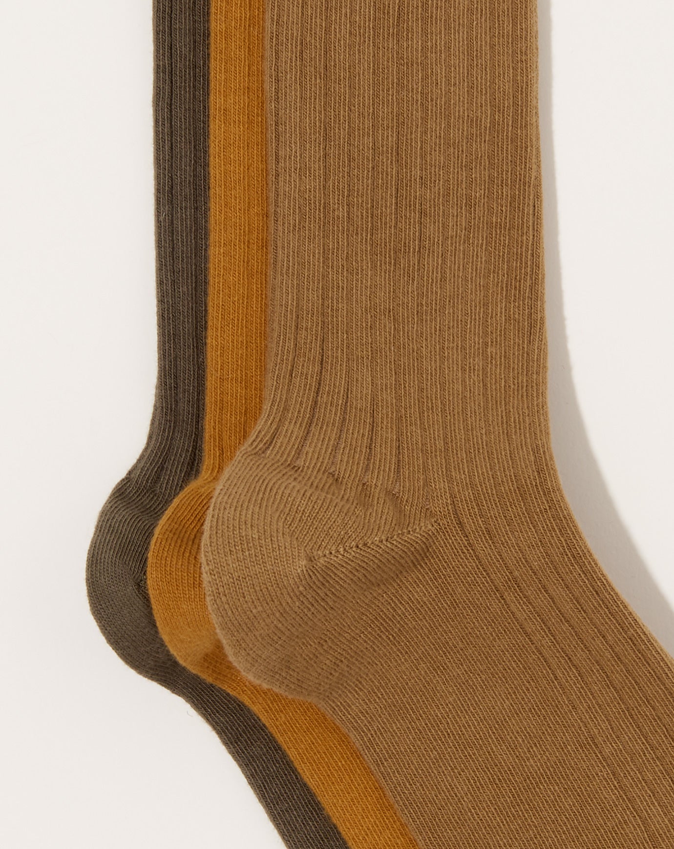 Baserange 3 Rib Overankle Socks in Combo I
