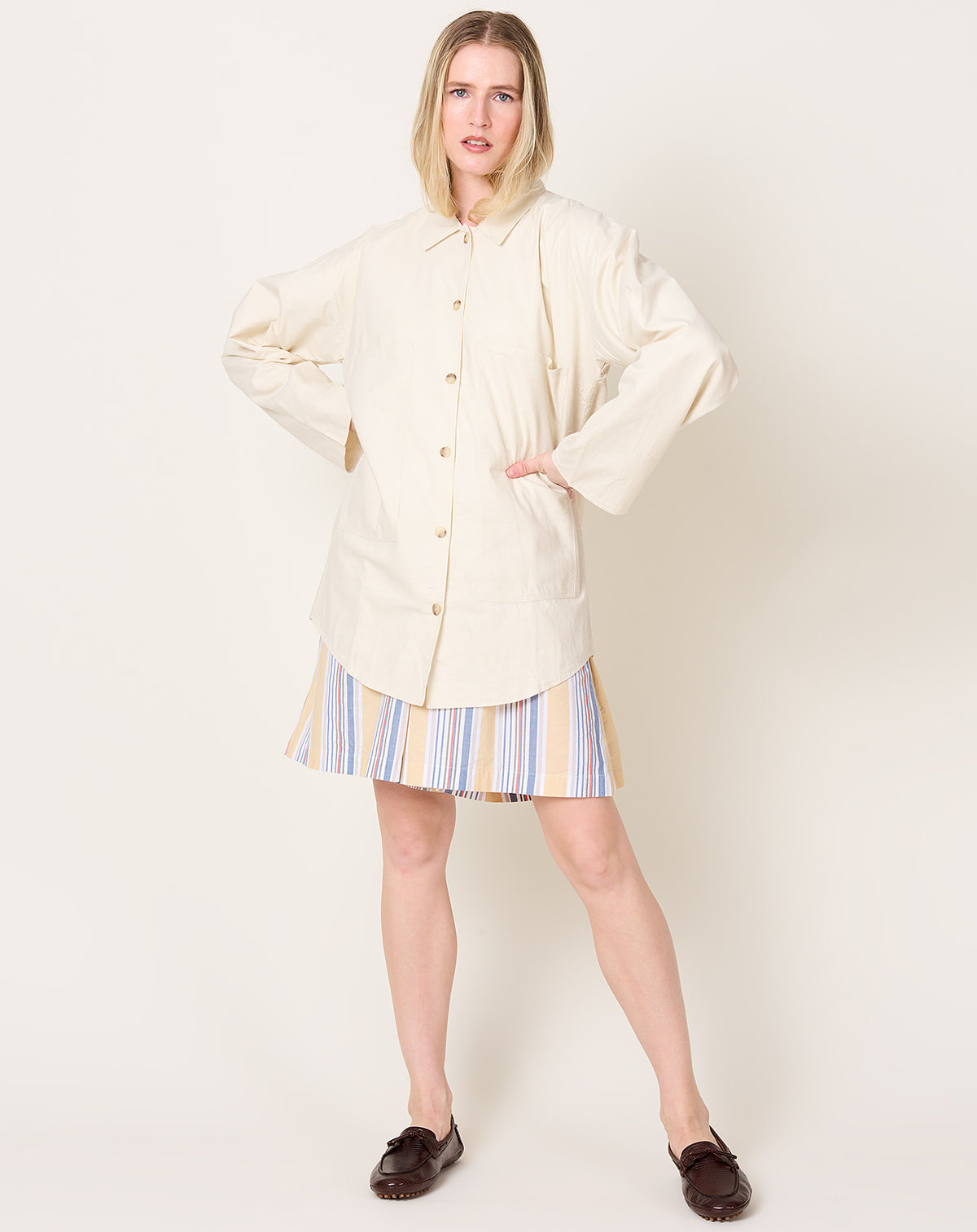 Gren Overshirt | Baserange | Covet + Lou | Covet + Lou