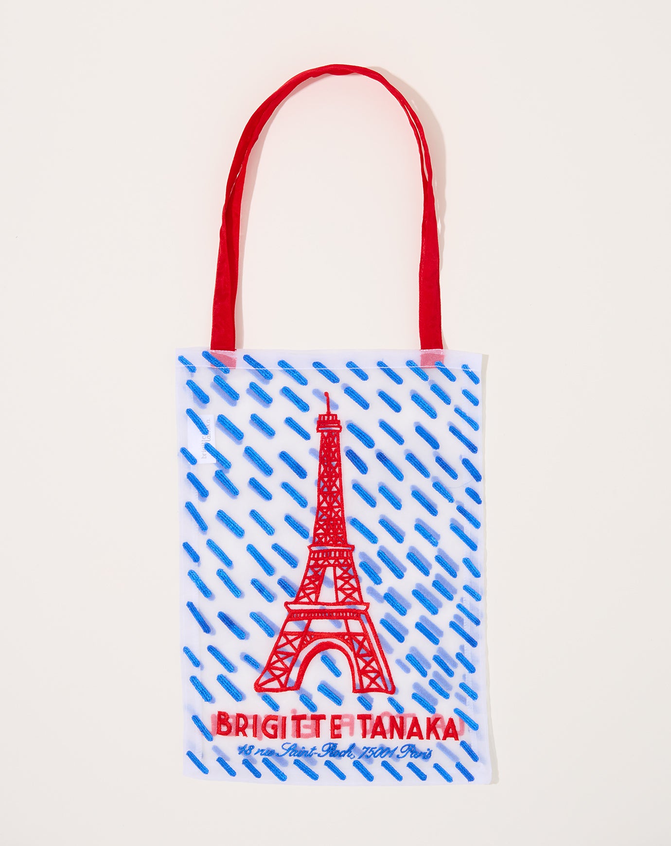 Brigitte Tanaka Organaza Eiffel Tower Tote Bag