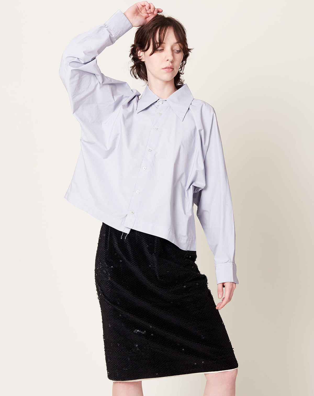 70s One Piece Shirt in Grey | Camiel Fortgens | Covet + Lou 