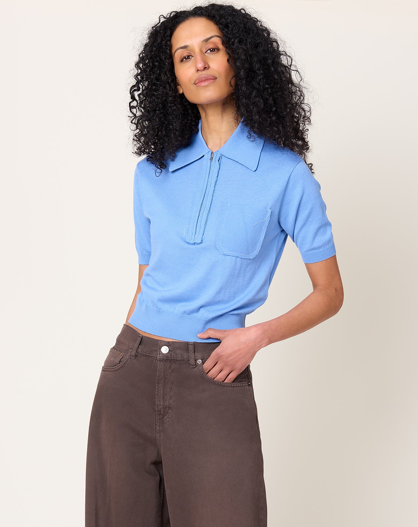 Camiel Fortgens 70s Polo in Blue