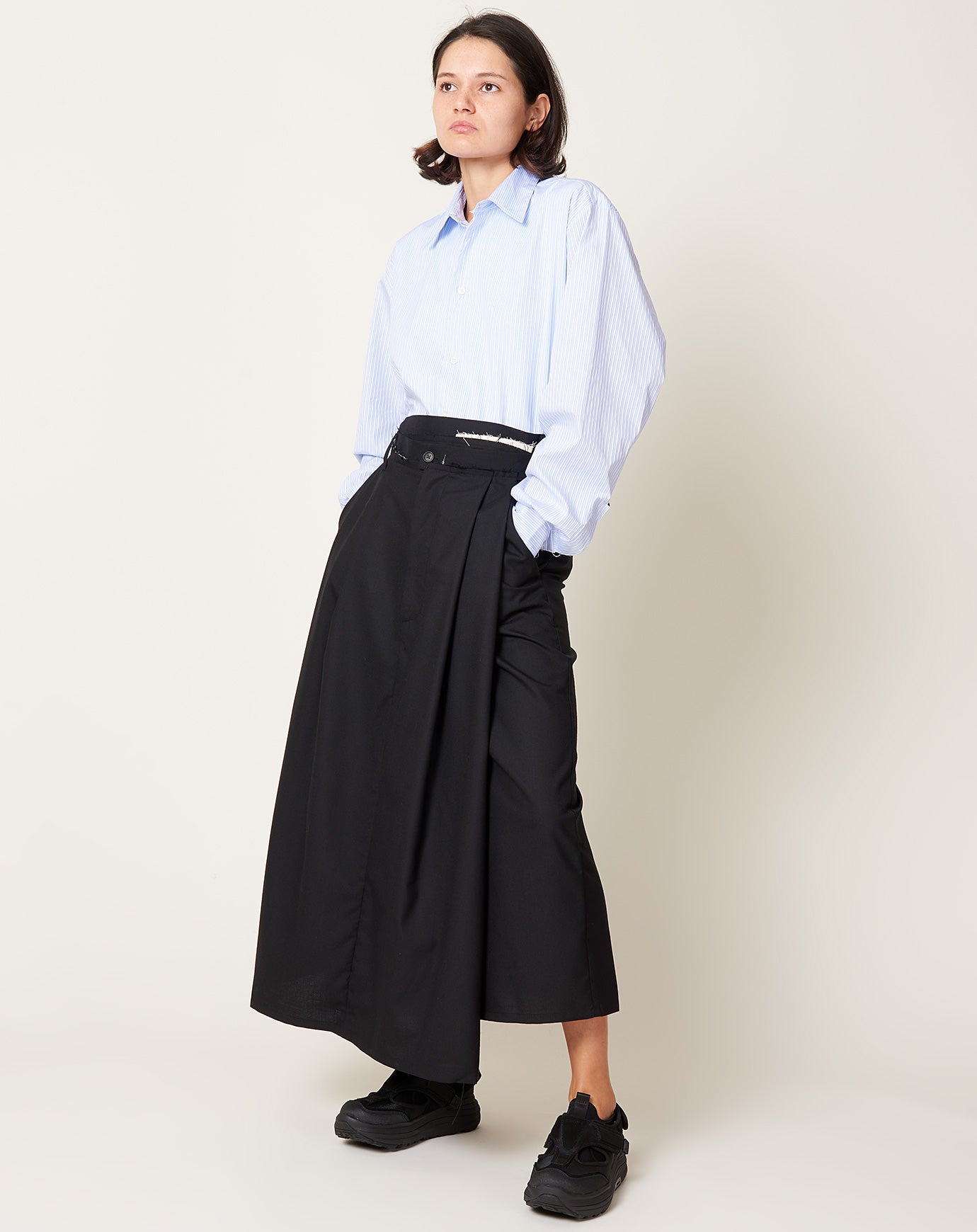 Suit Pants Skirt in Black | Camiel Fortgens | Covet + Lou | Covet + Lou