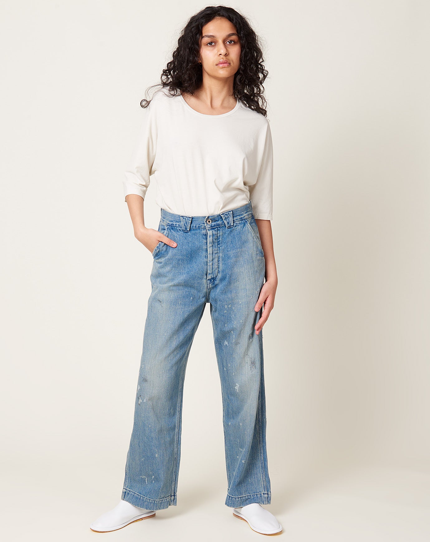 Chimala Denim Painter Pant in Vintage Wash