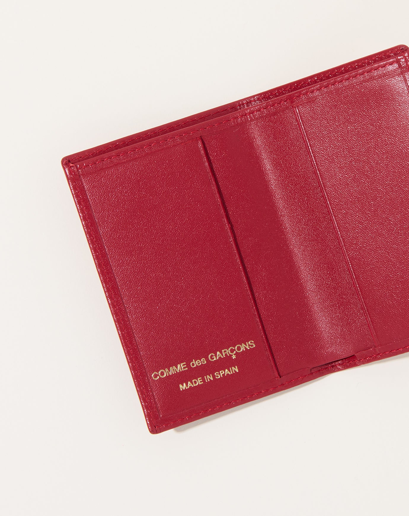 Comme des Garçons Red Bifold Wallet