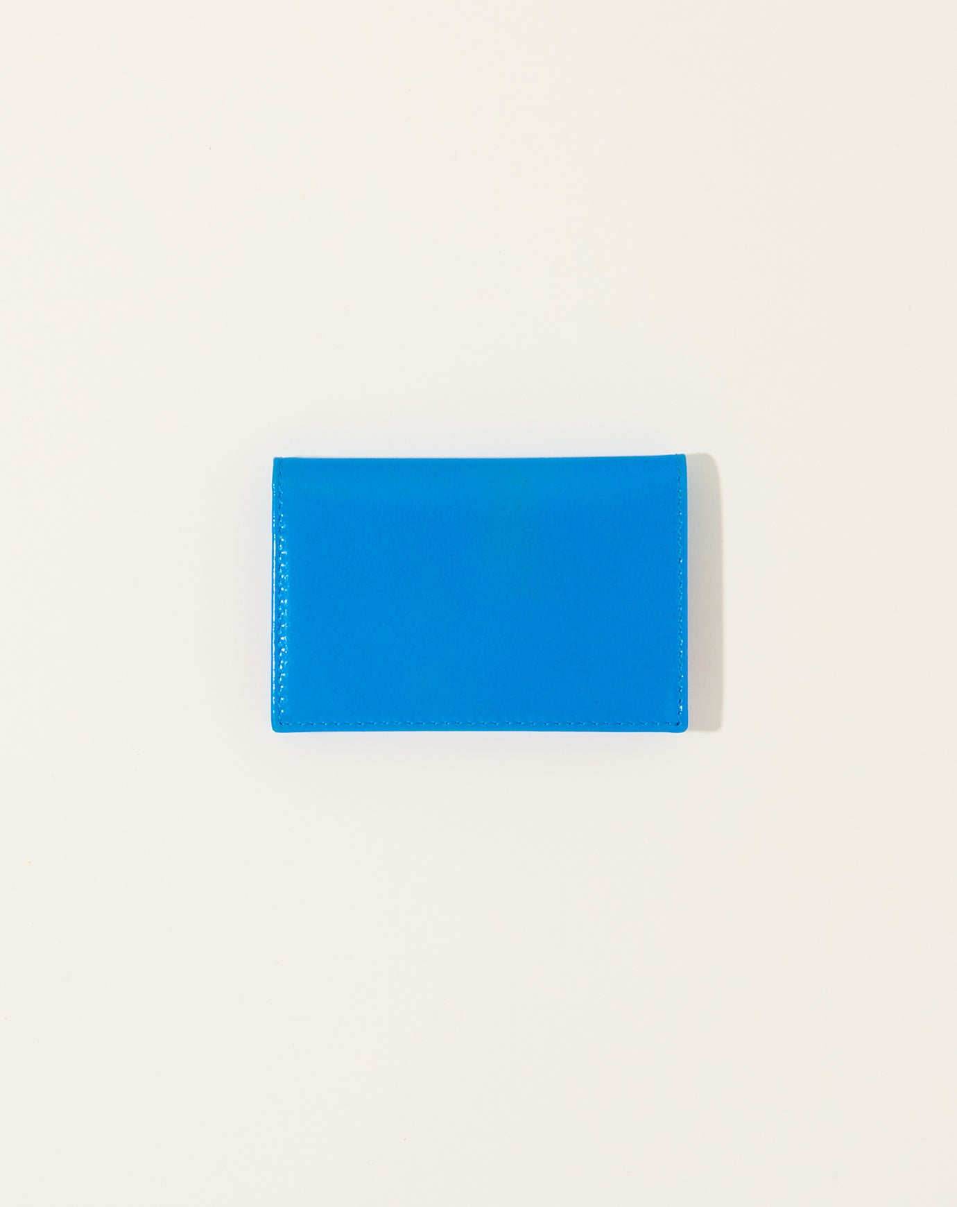 Comme des Garçons Super Fluo Blue Green Bifold Wallet
