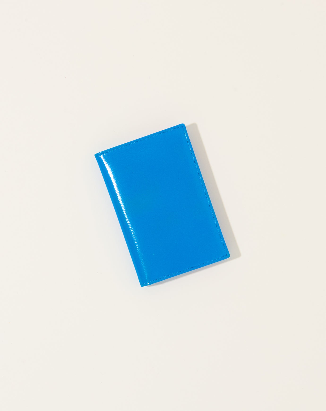 Comme des Garçons Super Fluo Blue Green Bifold Wallet