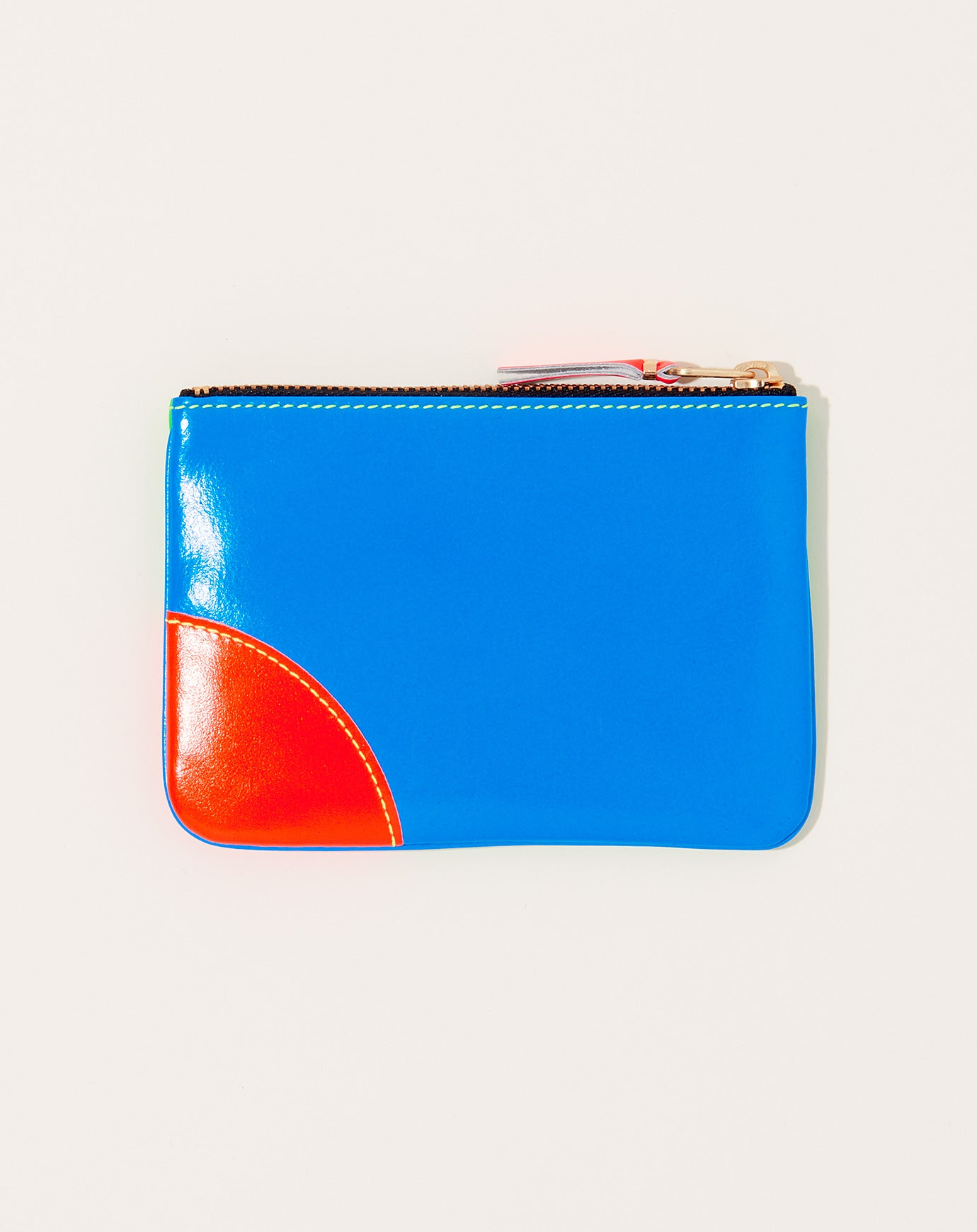 Comme des Garçons  Super Fluo Pouch in Green and Blue