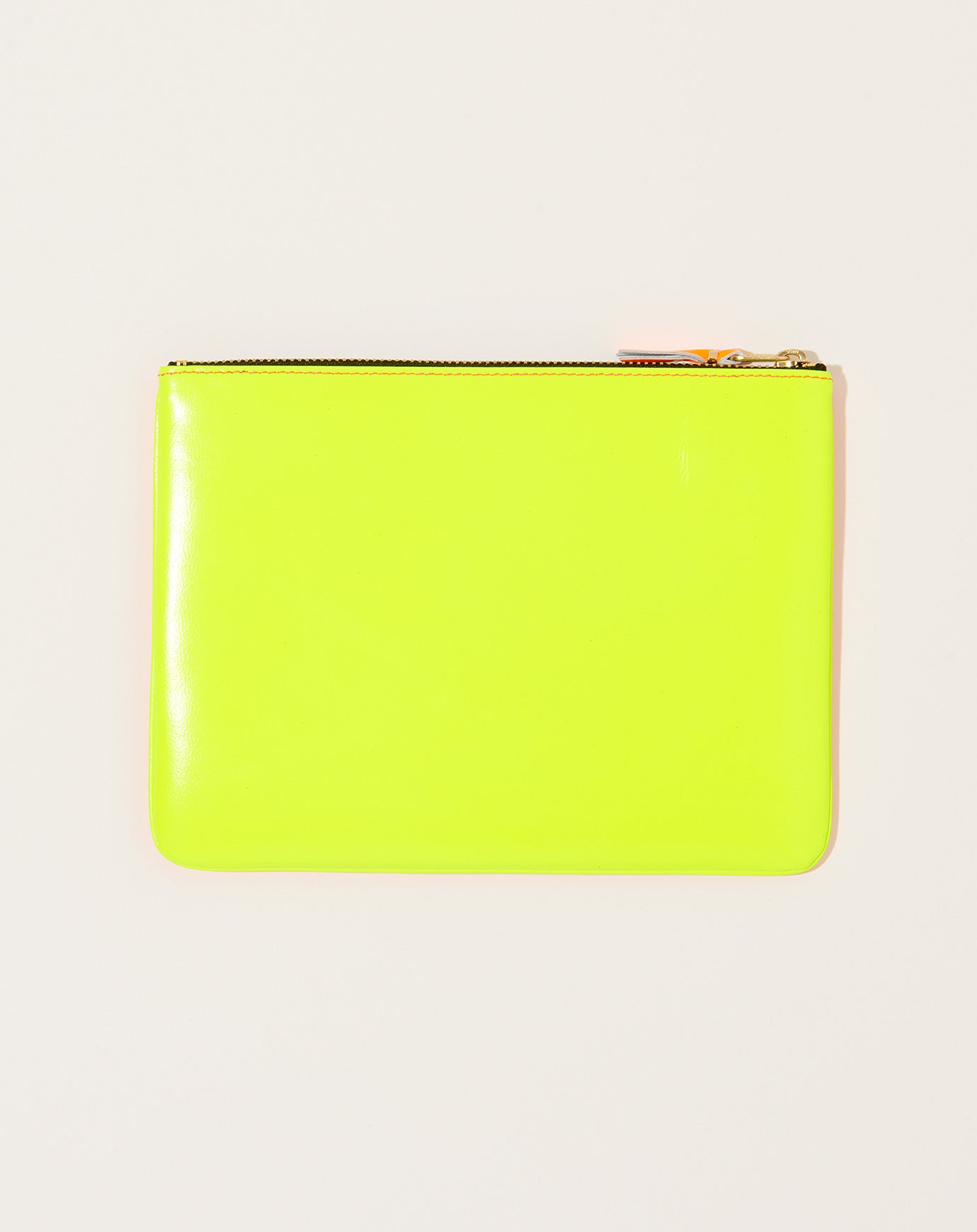 Comme des Garçons  Super Fluo Wallet Pouch in Pink and Yellow