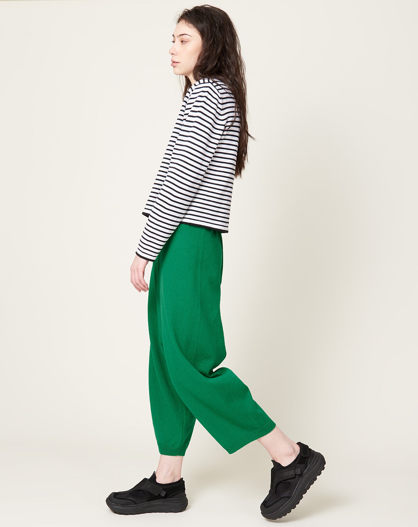 Cordera Cotton Knitted Pants in Pasto