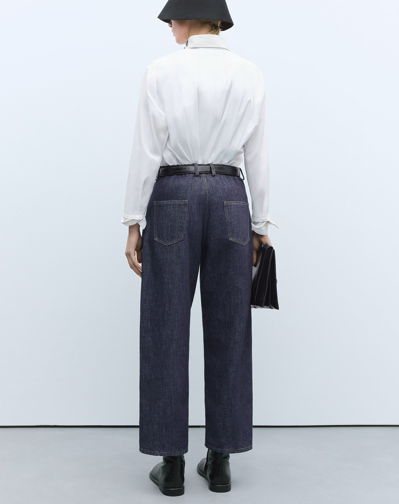 Cordera Denim Straight Pants in Indigo