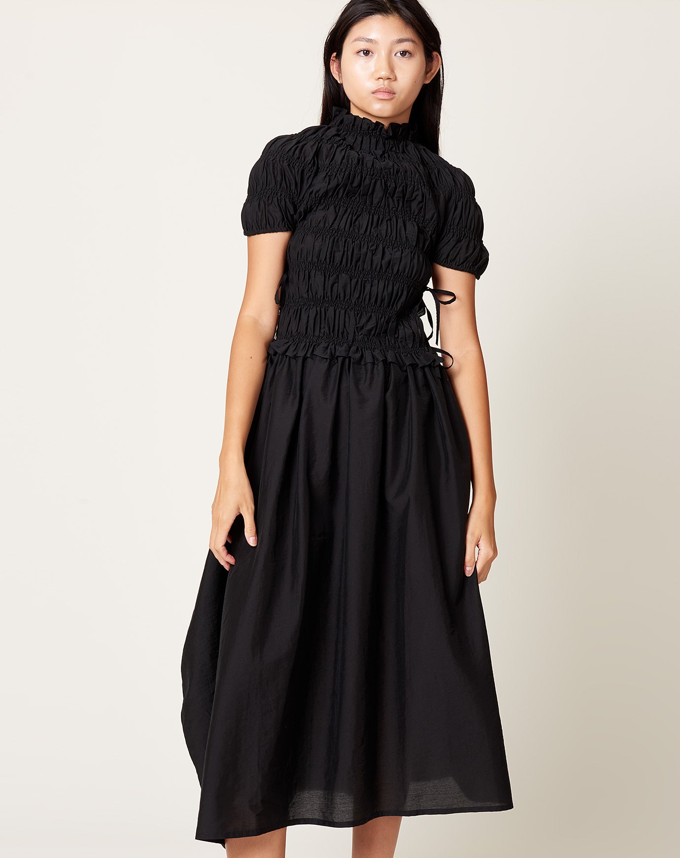 Cordera Sculpted Dress in Black