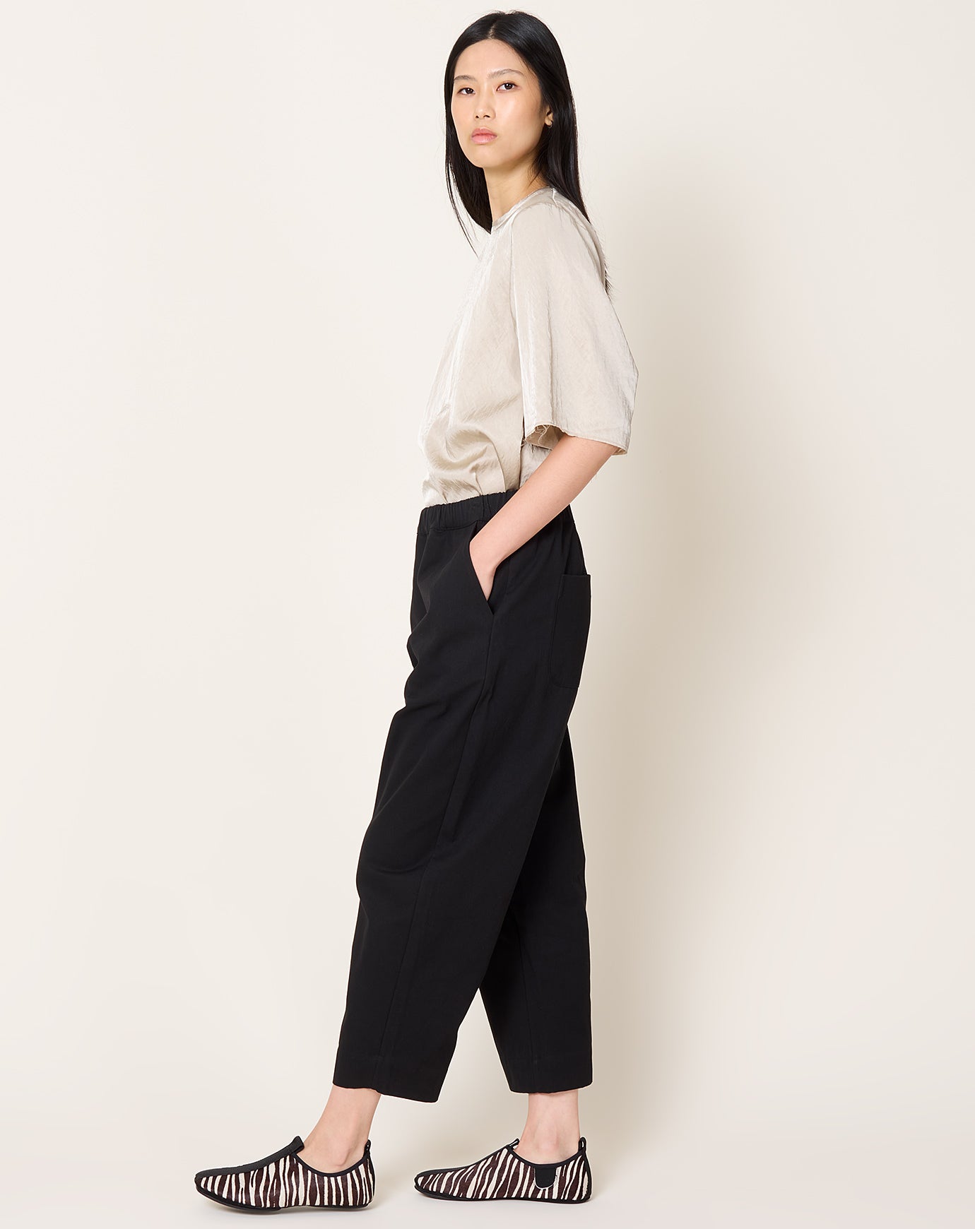 Fabiana Pigna Torme Pant in Onyx