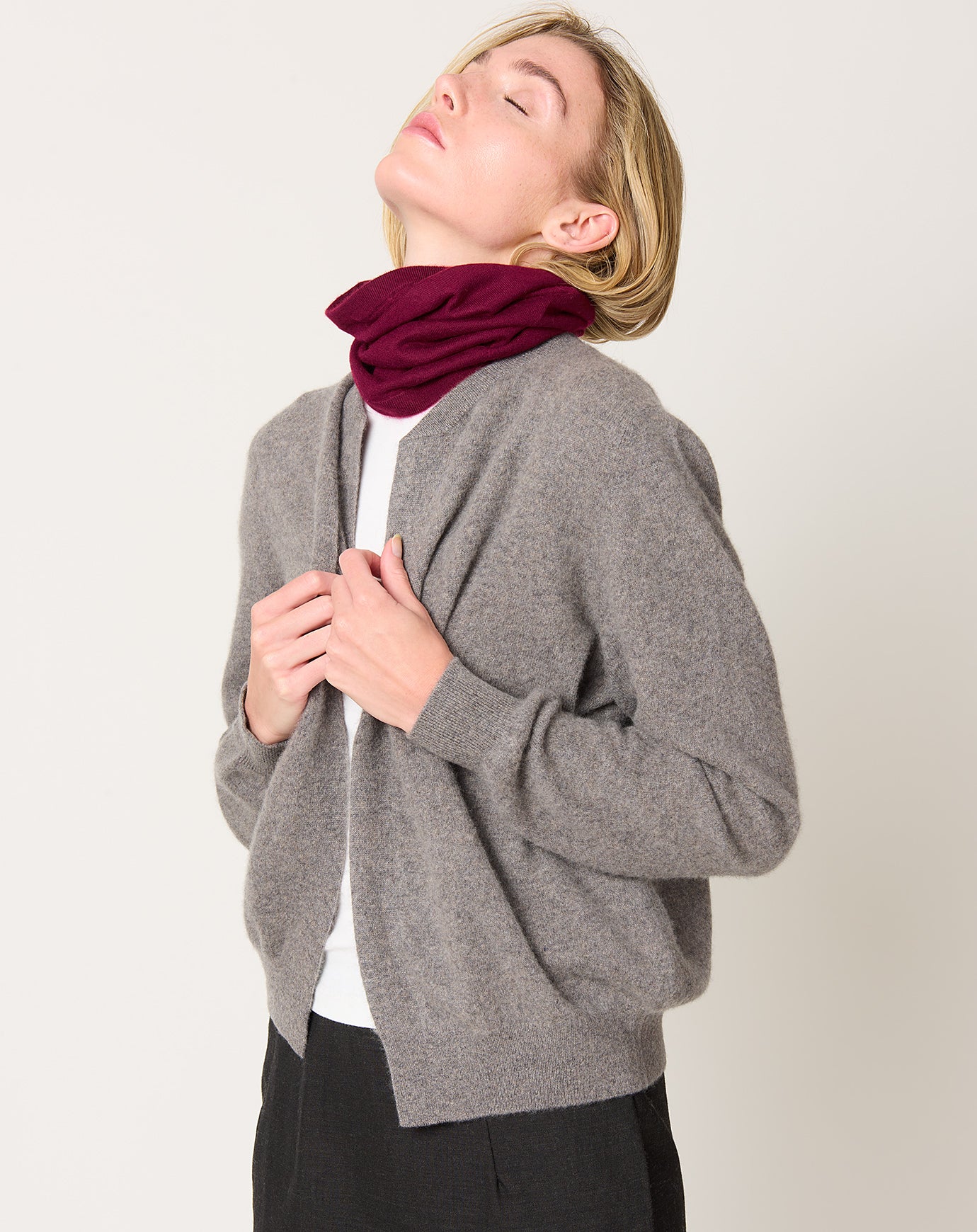 Frenckenberger Neck Tube in Burgundy
