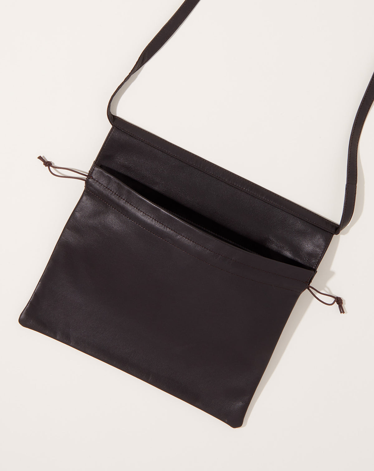Cow Red Cross Bag in Choco | Hender Scheme | Covet + Lou | Covet + Lou