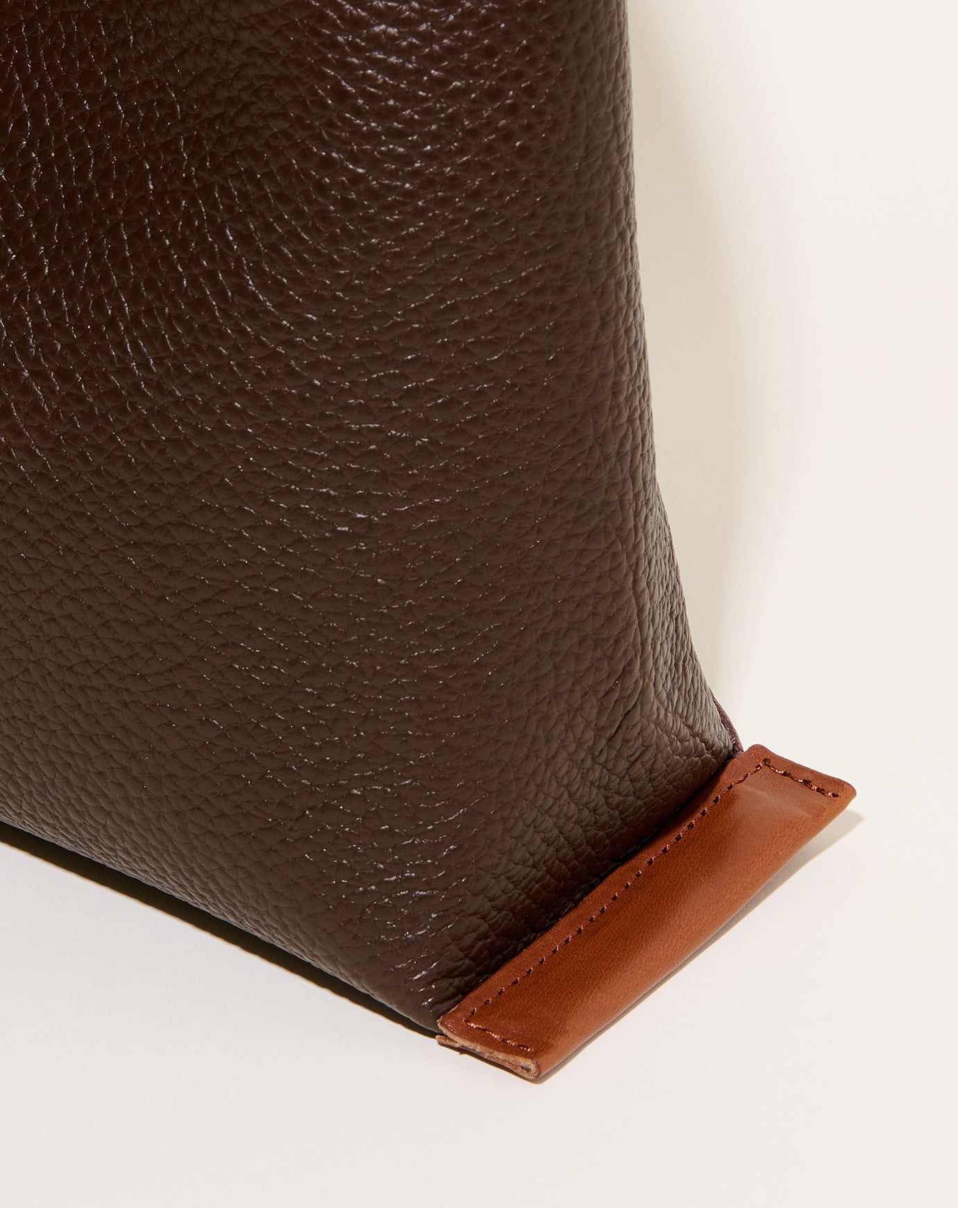 Hender Scheme Triangle Bag in Dark Brown