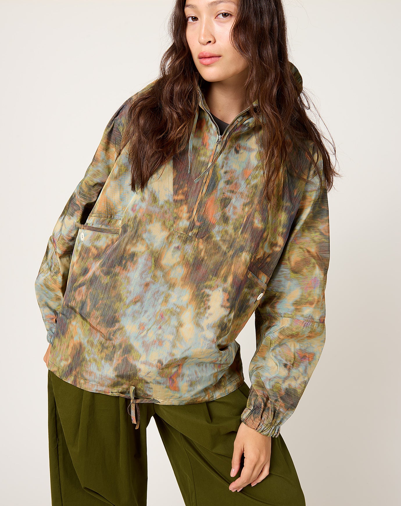 Henrik Vibskov Flat Anorak in Camouflage