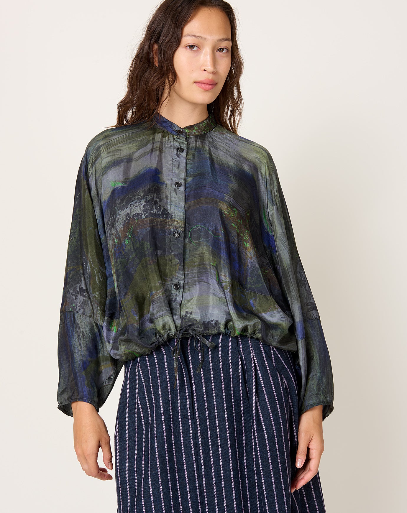 Henrik Vibskov Flat Shirt in Fishes Light