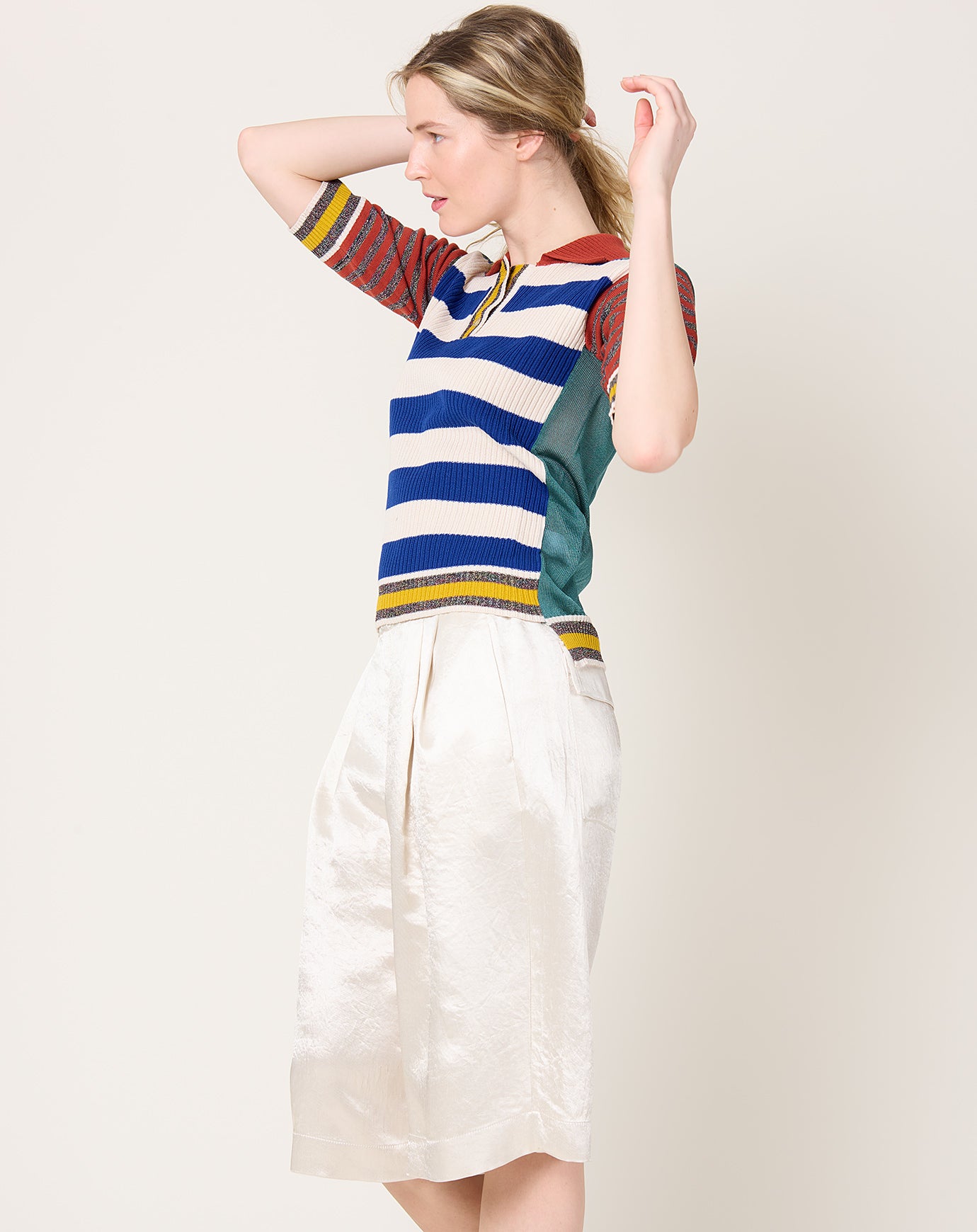 Henrik Vibskov Mix Polo in Teal