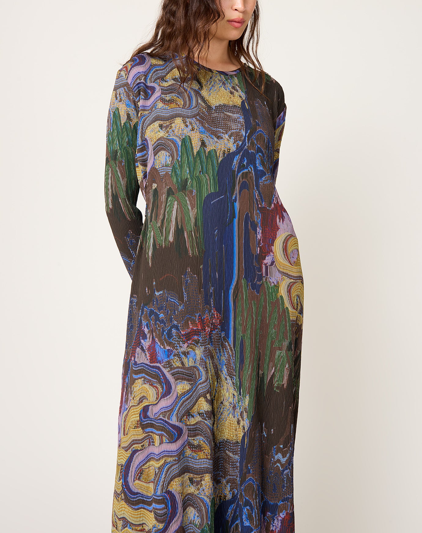 Henrik Vibskov O Dress in Graphic Slopes