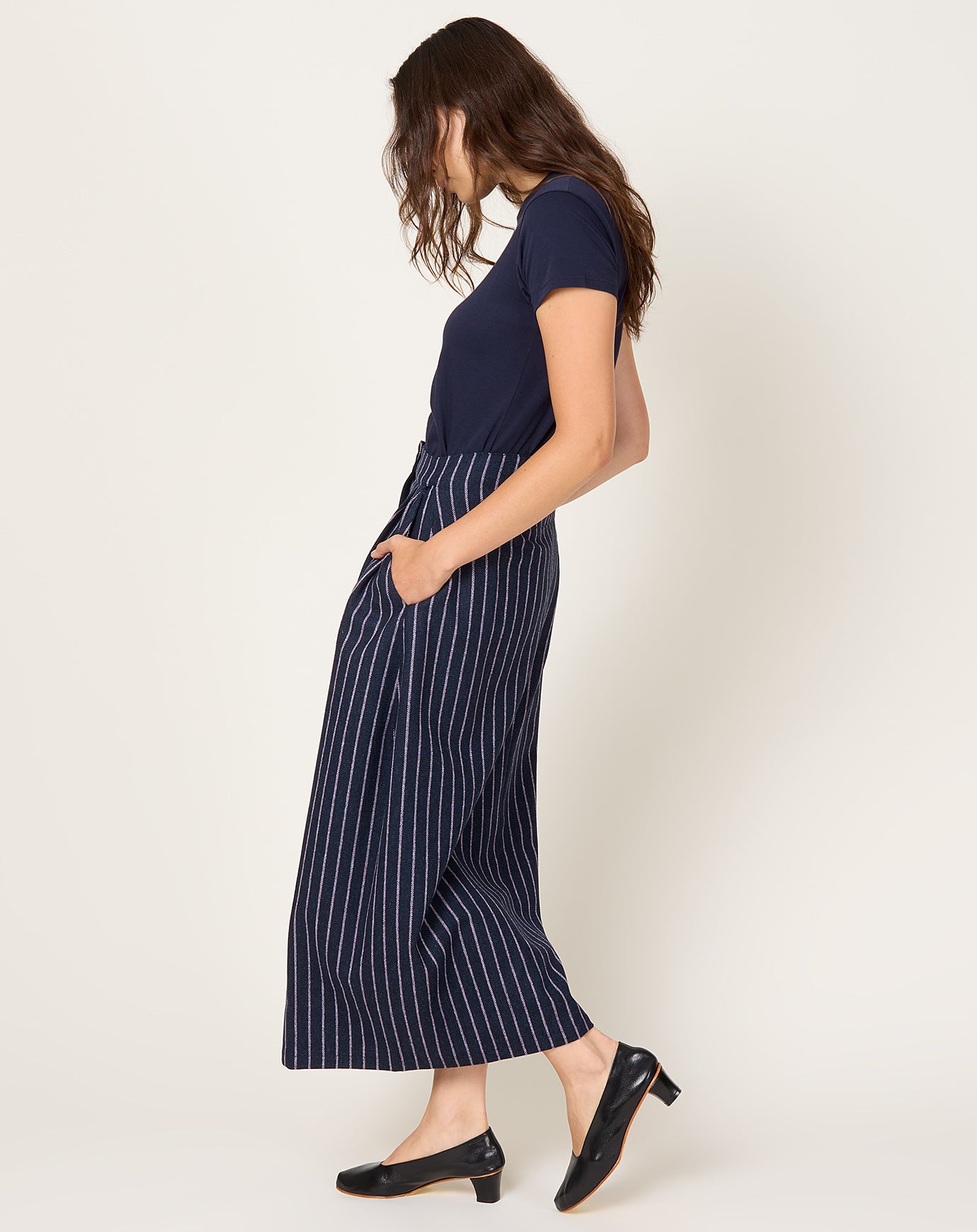 Henrik Vibskov One Skirt in Pinstripe