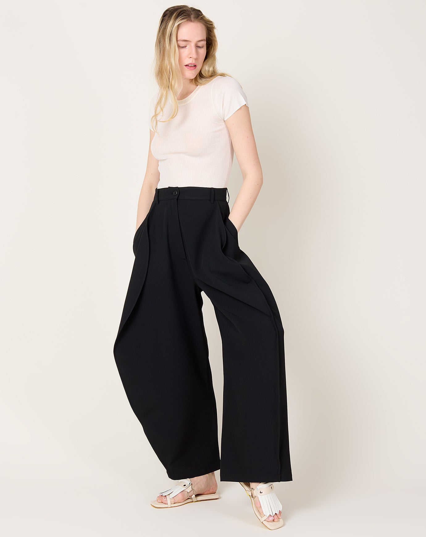 Henrik Vibskov Shape Pants in Black