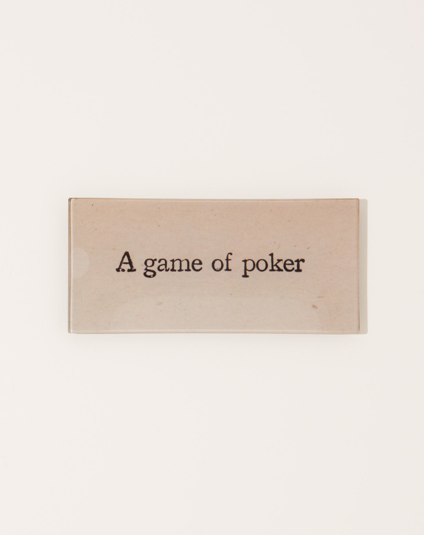 John Derian A Game of Poker Tray