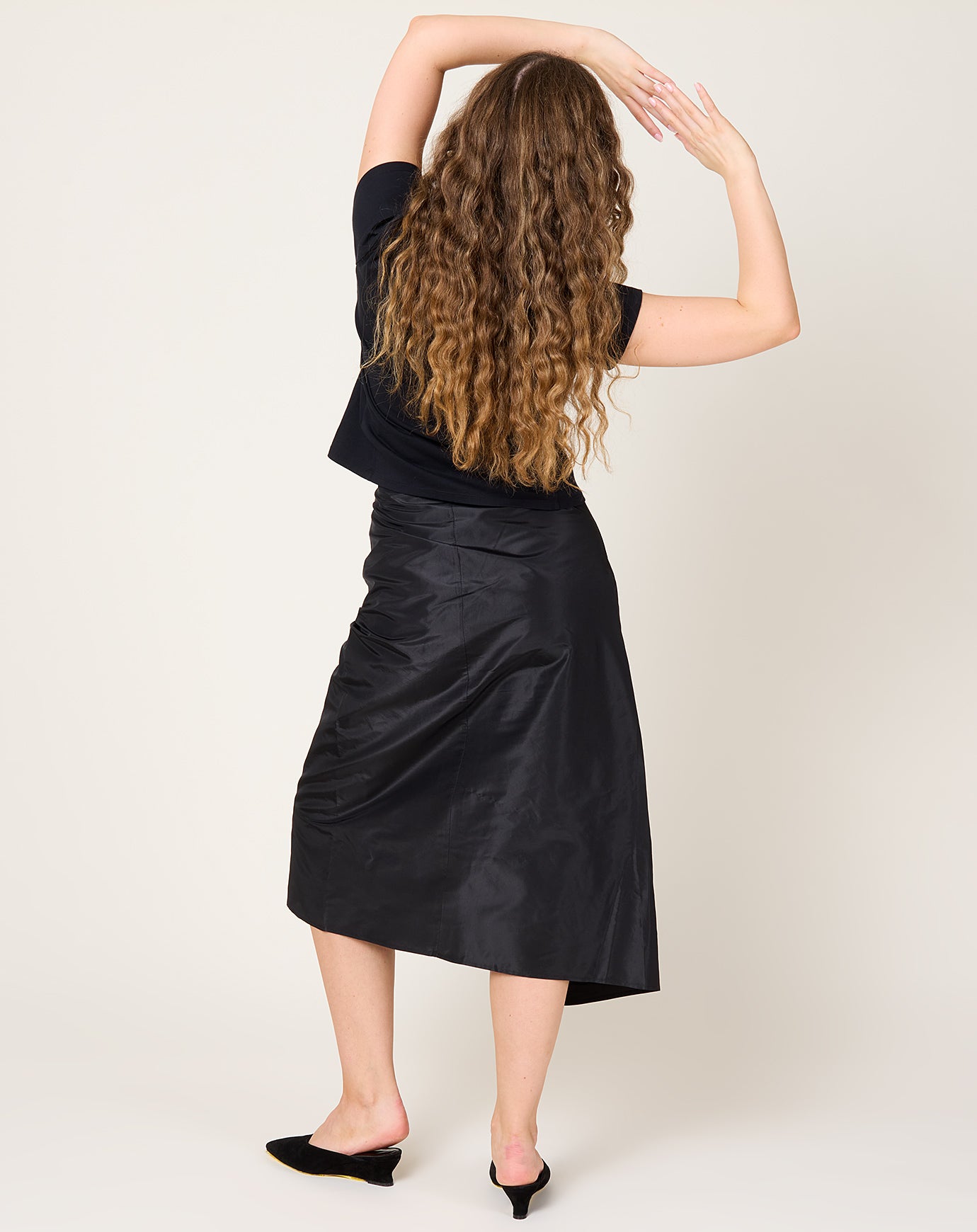 Kallmeyer Cecile Wrap Skirt in Black