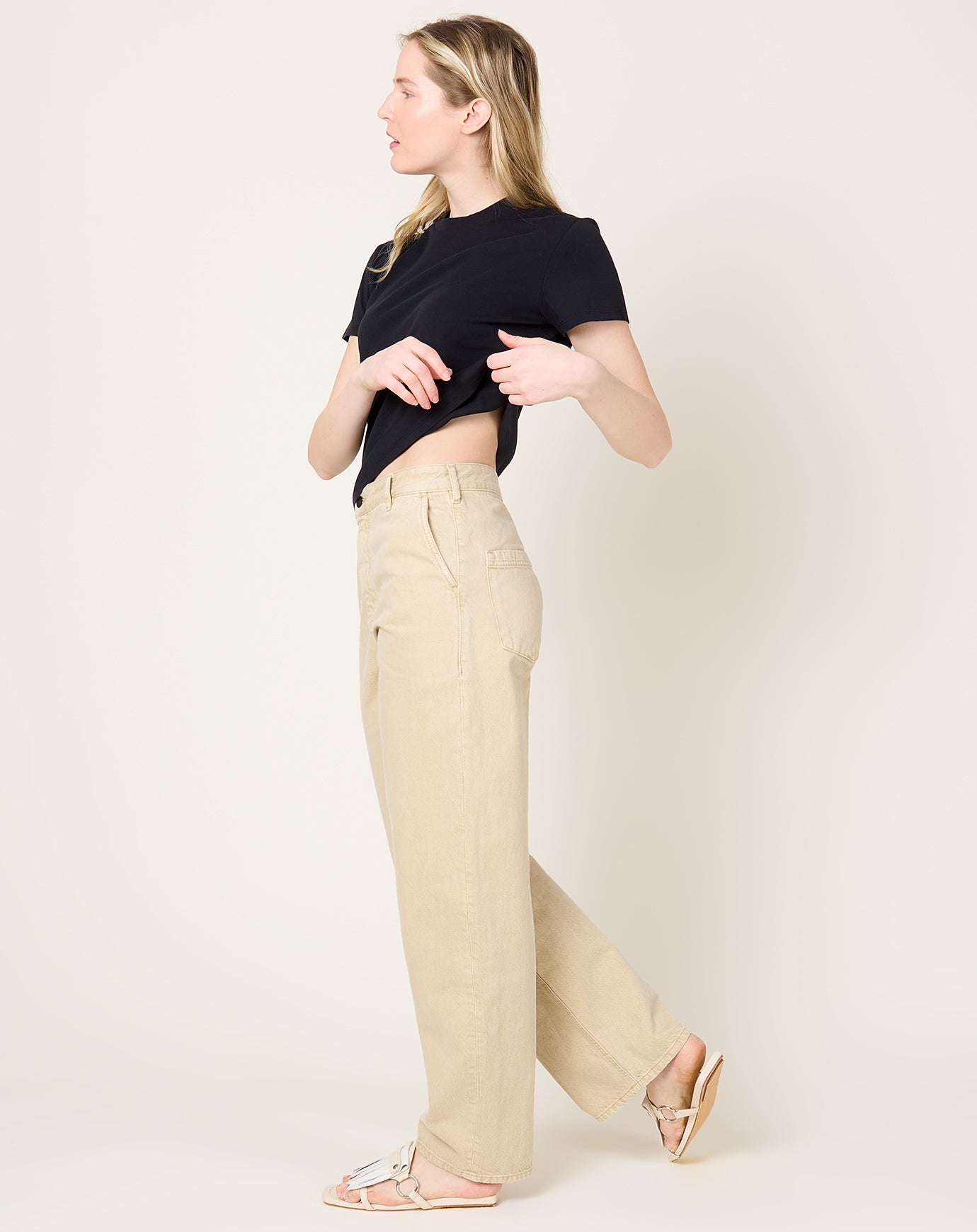 Kallmeyer Column Leg Jean in Tea Stain