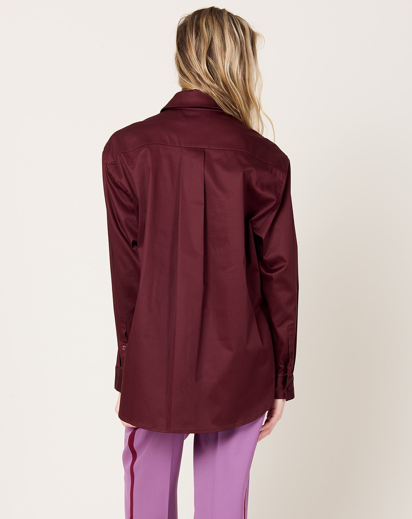 Kallmeyer Signature Button Down in Burgundy