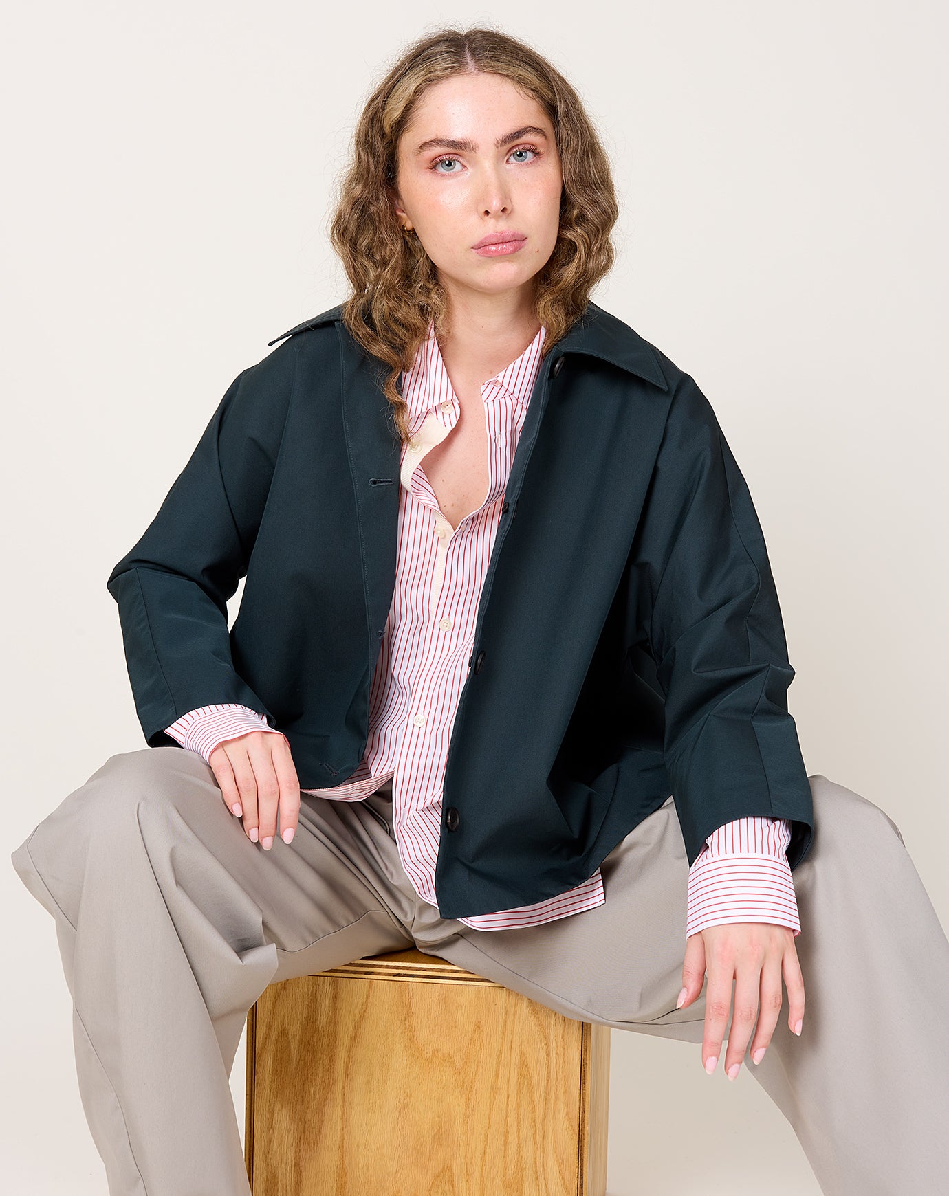Kallmeyer Bradley Jacket in Washed Navy