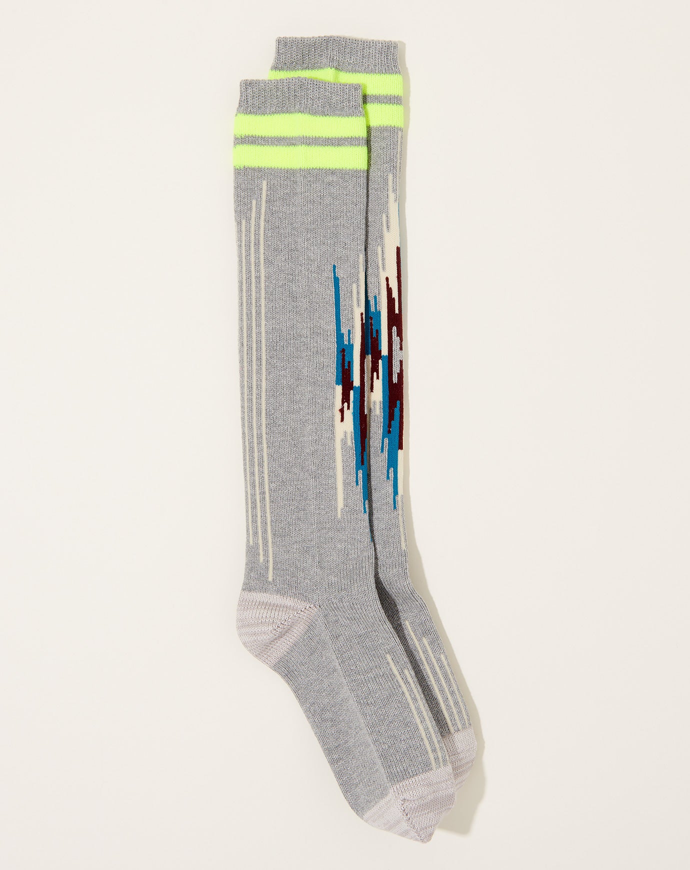 Kapital 84 Yarns ORTEGA Knee-High Socks in Grey