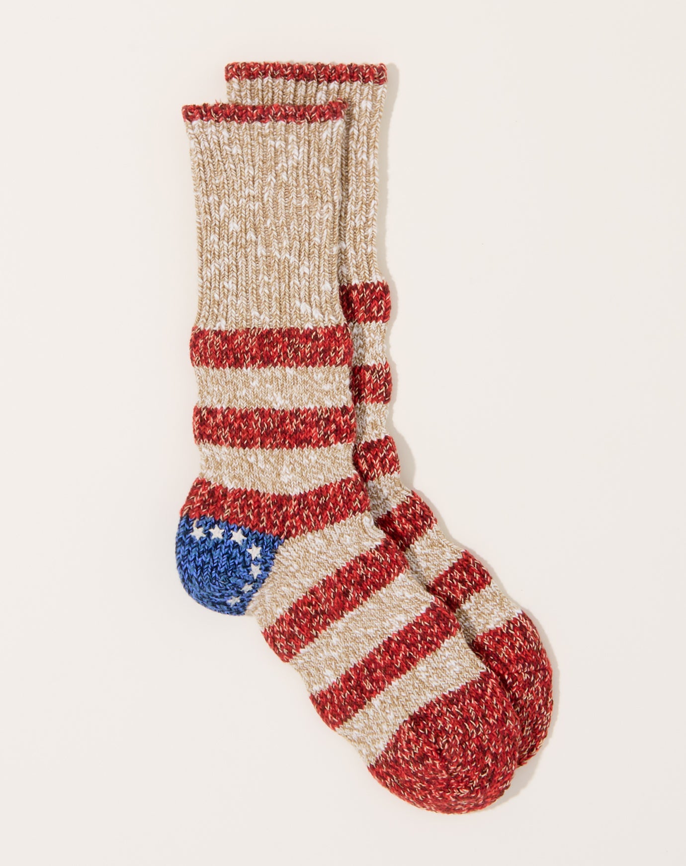 Kapital 56 Yarns Flag Stripe Socks in Red