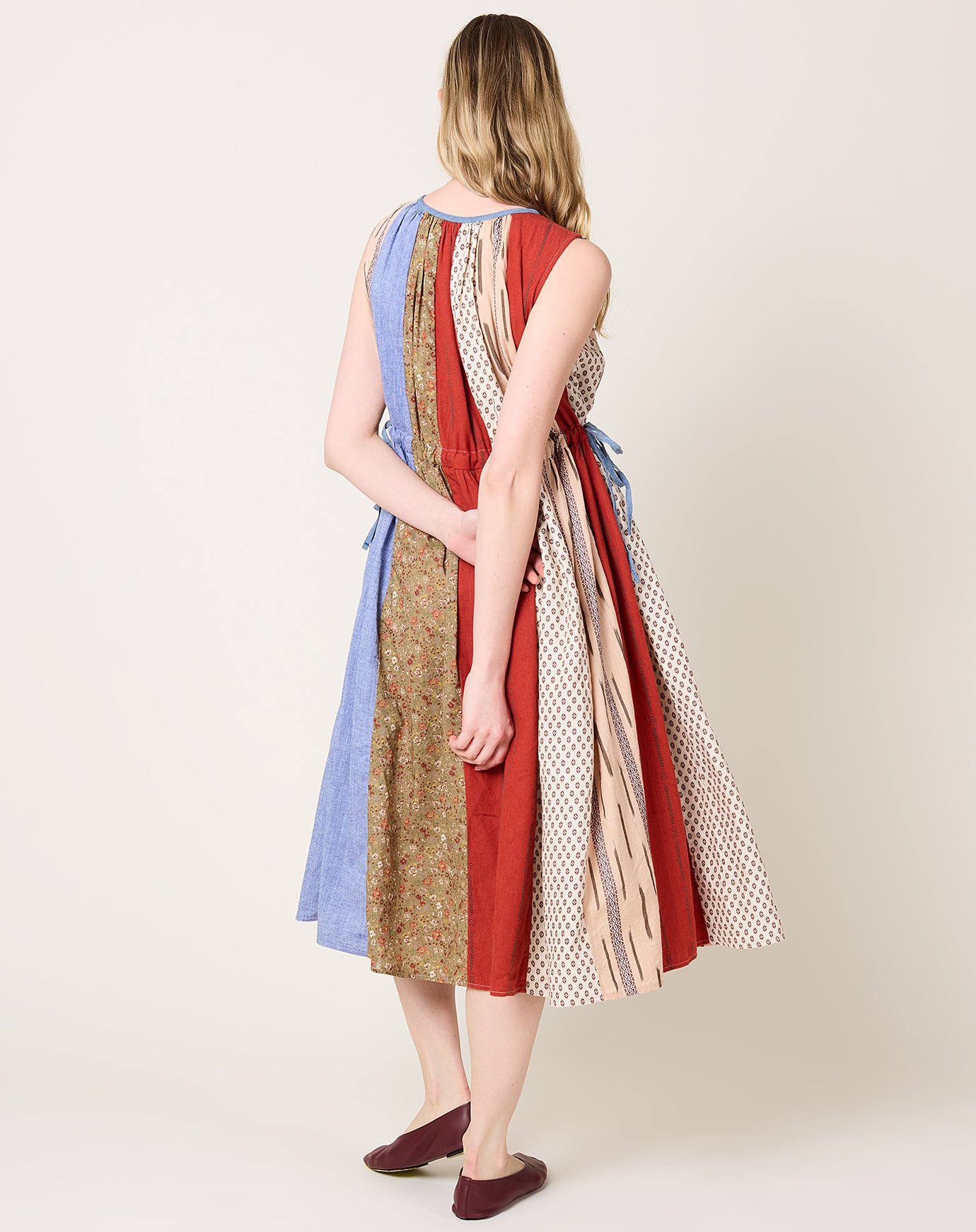 Kapital Patchwork KAHLO Dress in Tricolor