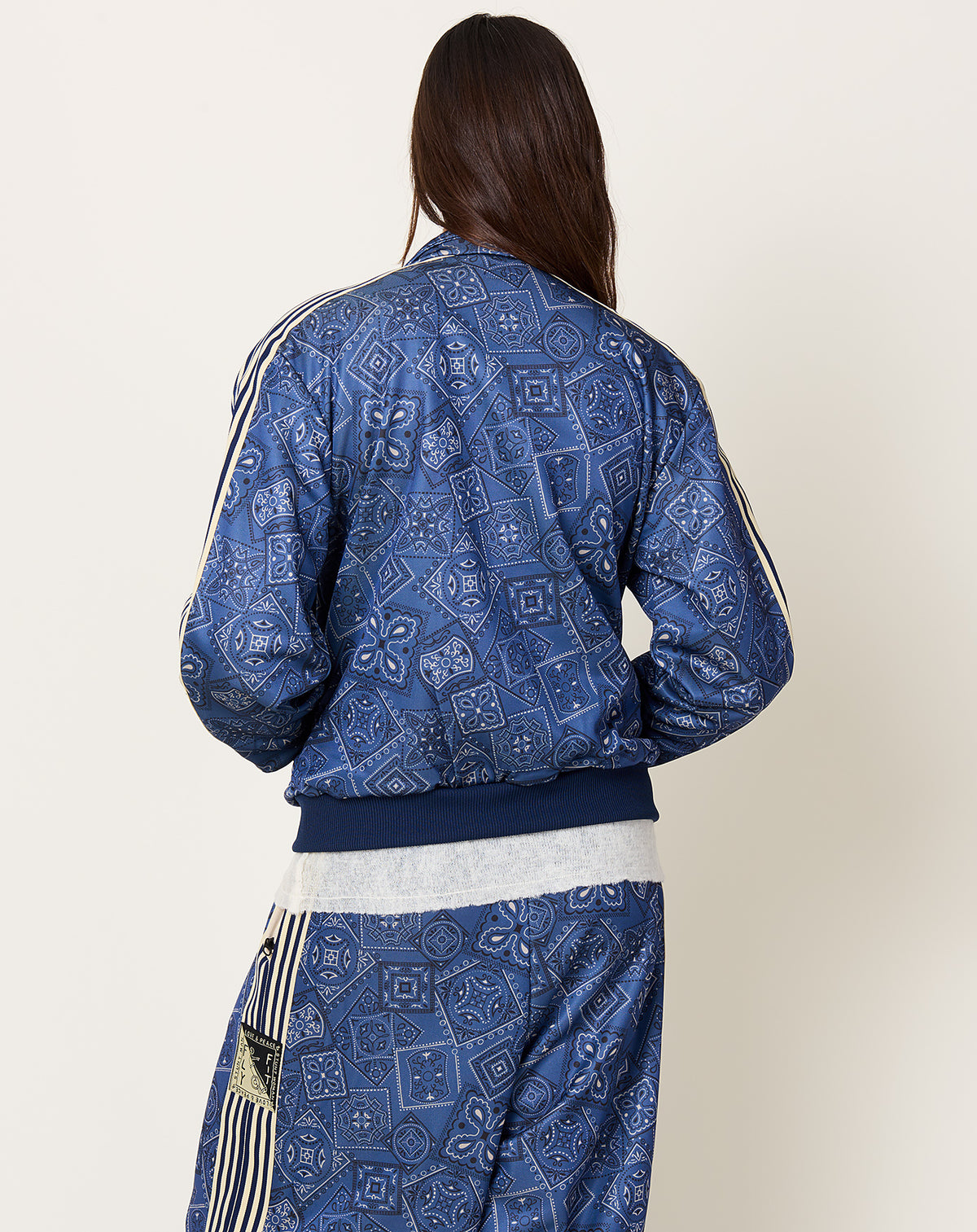 COOKIE Bandana Track JKT in Navy | Kapital | Covet + Lou | Covet + Lou