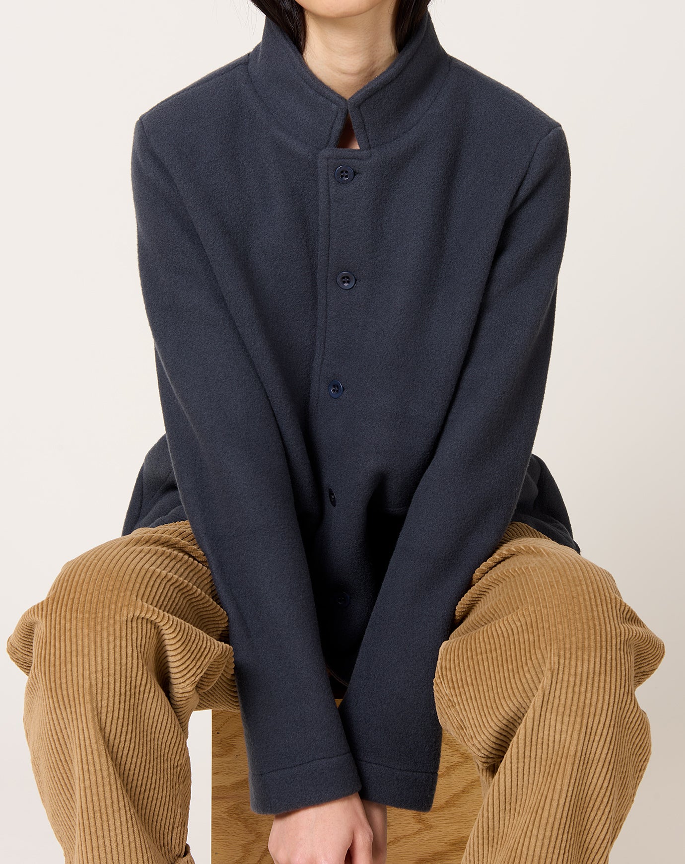 Labo.Art Minos Fleece Jacket in Grafite