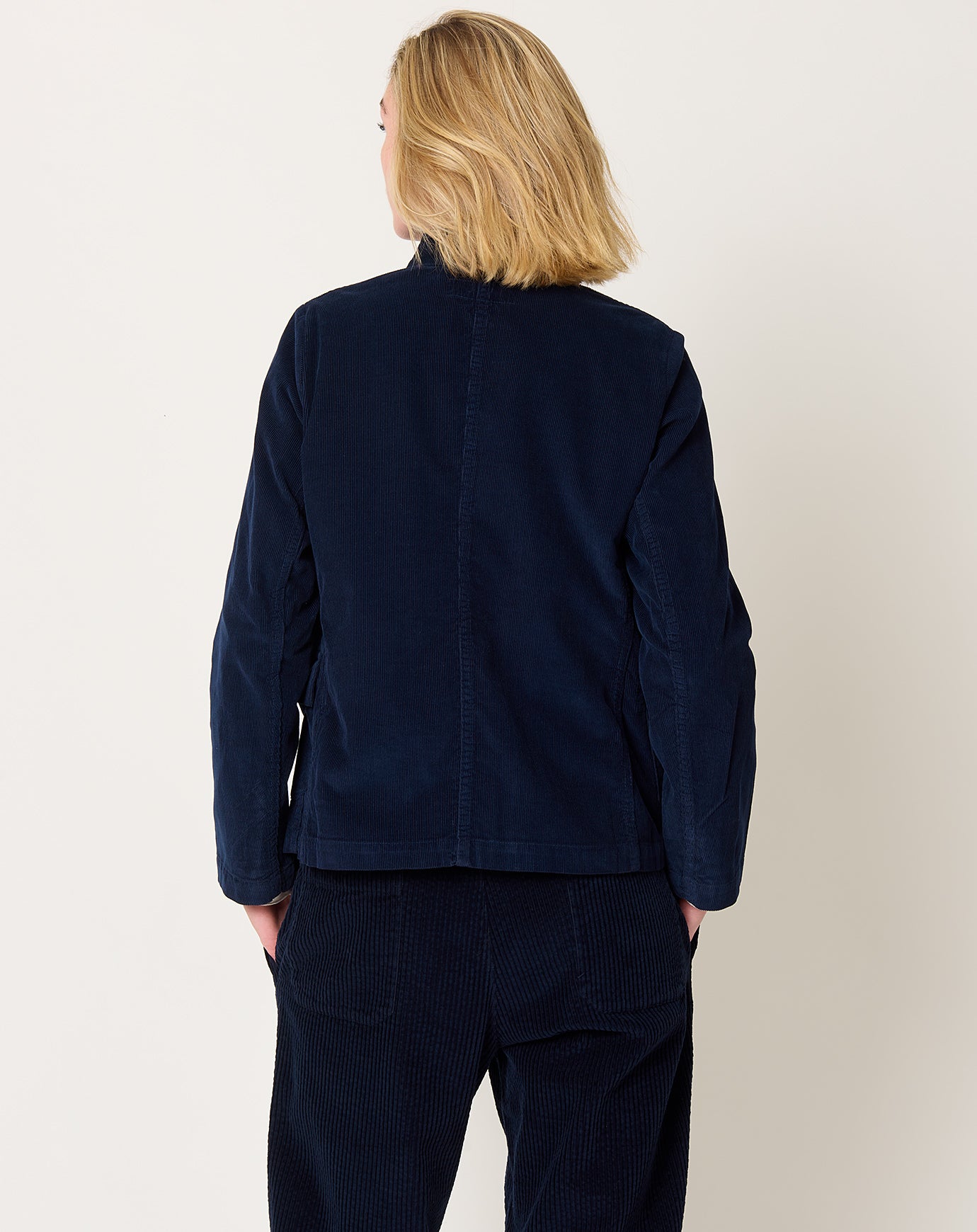 Labo.Art Pinolo Fine Wale Corduroy Jacket in Atlantic