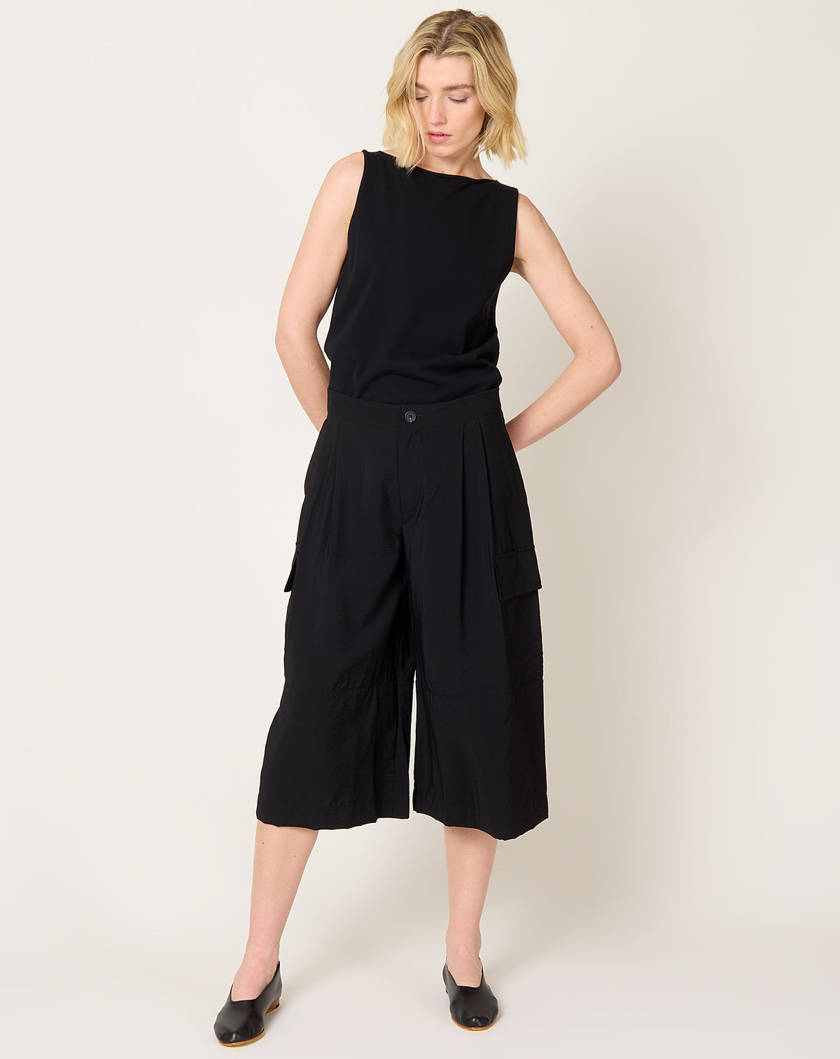 Cargo Pants in Black | Lauren Manoogian