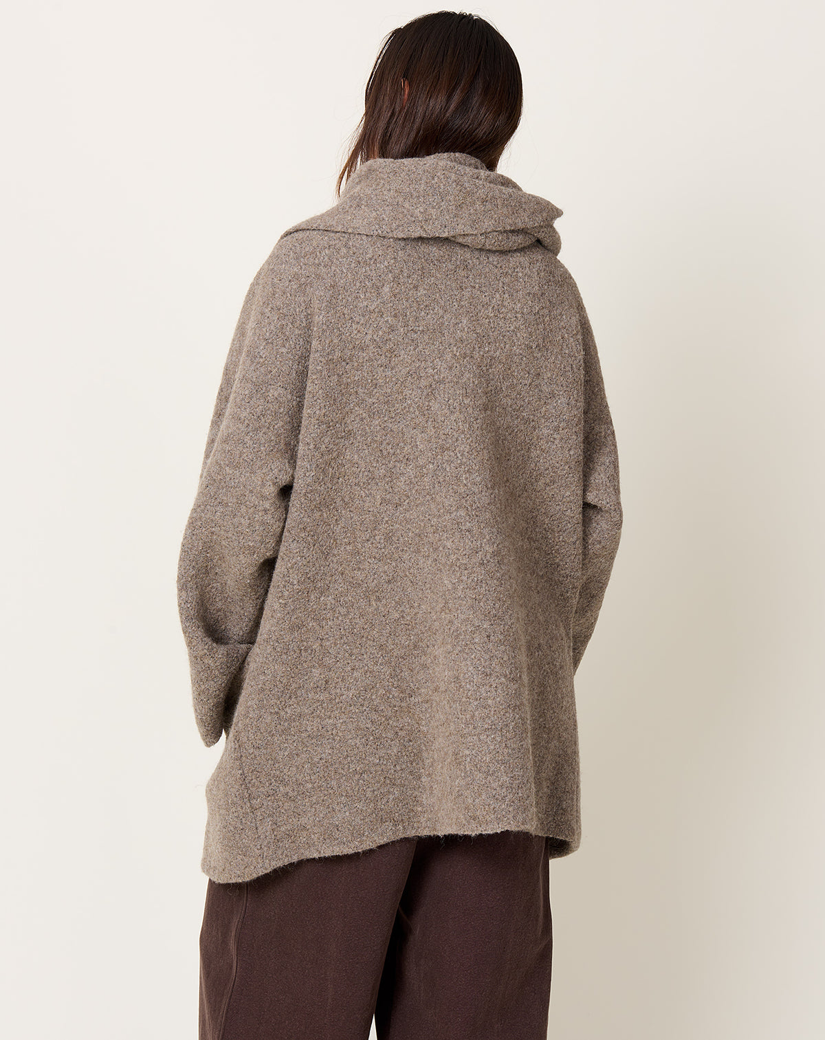 Double Face Coat in Walnut | Lauren Manoogian | Covet + Lou 