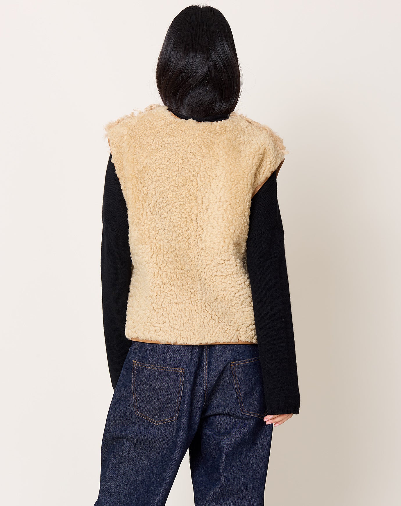 Milena Silvano Transition Vest in Oat
