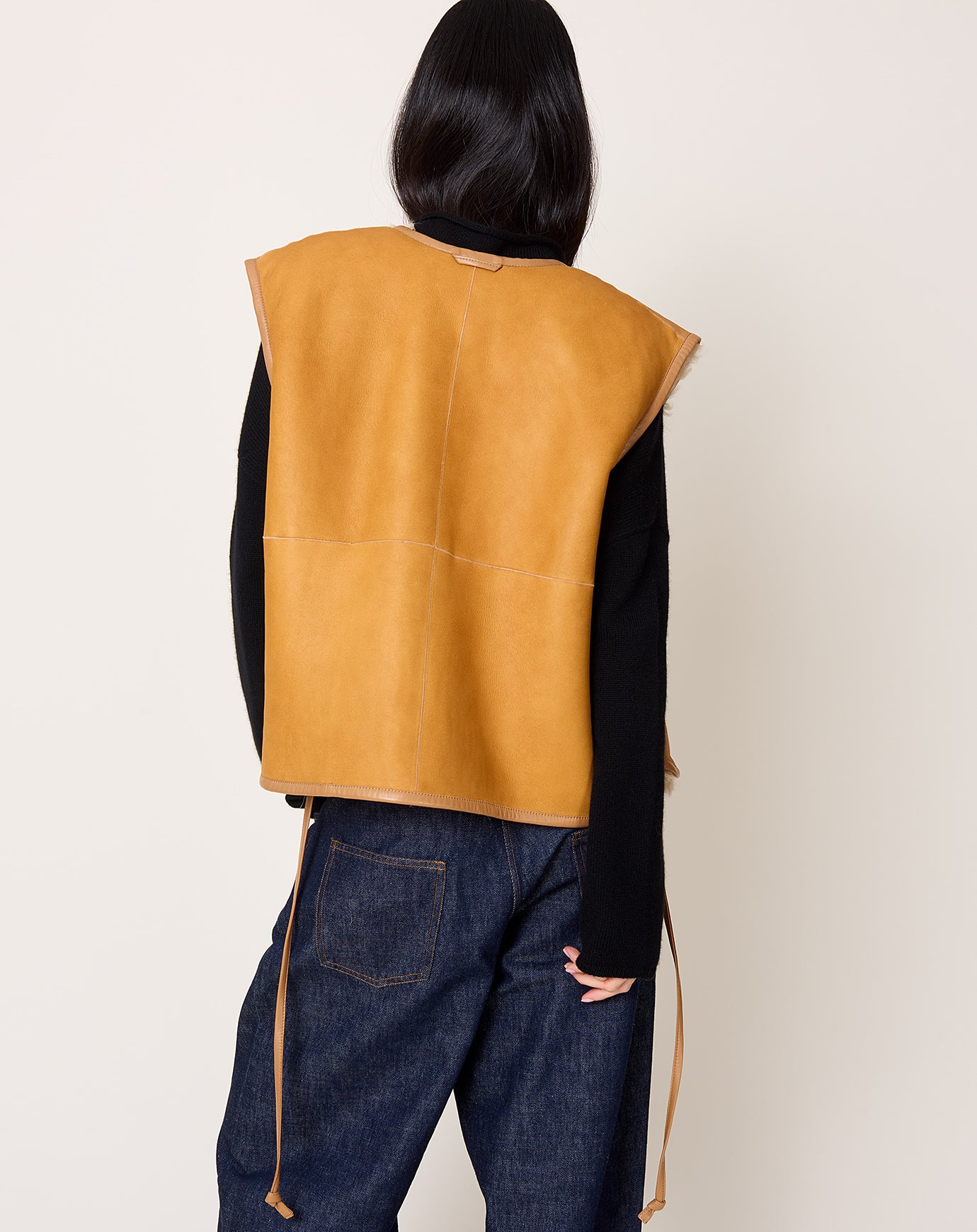 Milena Silvano Transition Vest in Oat